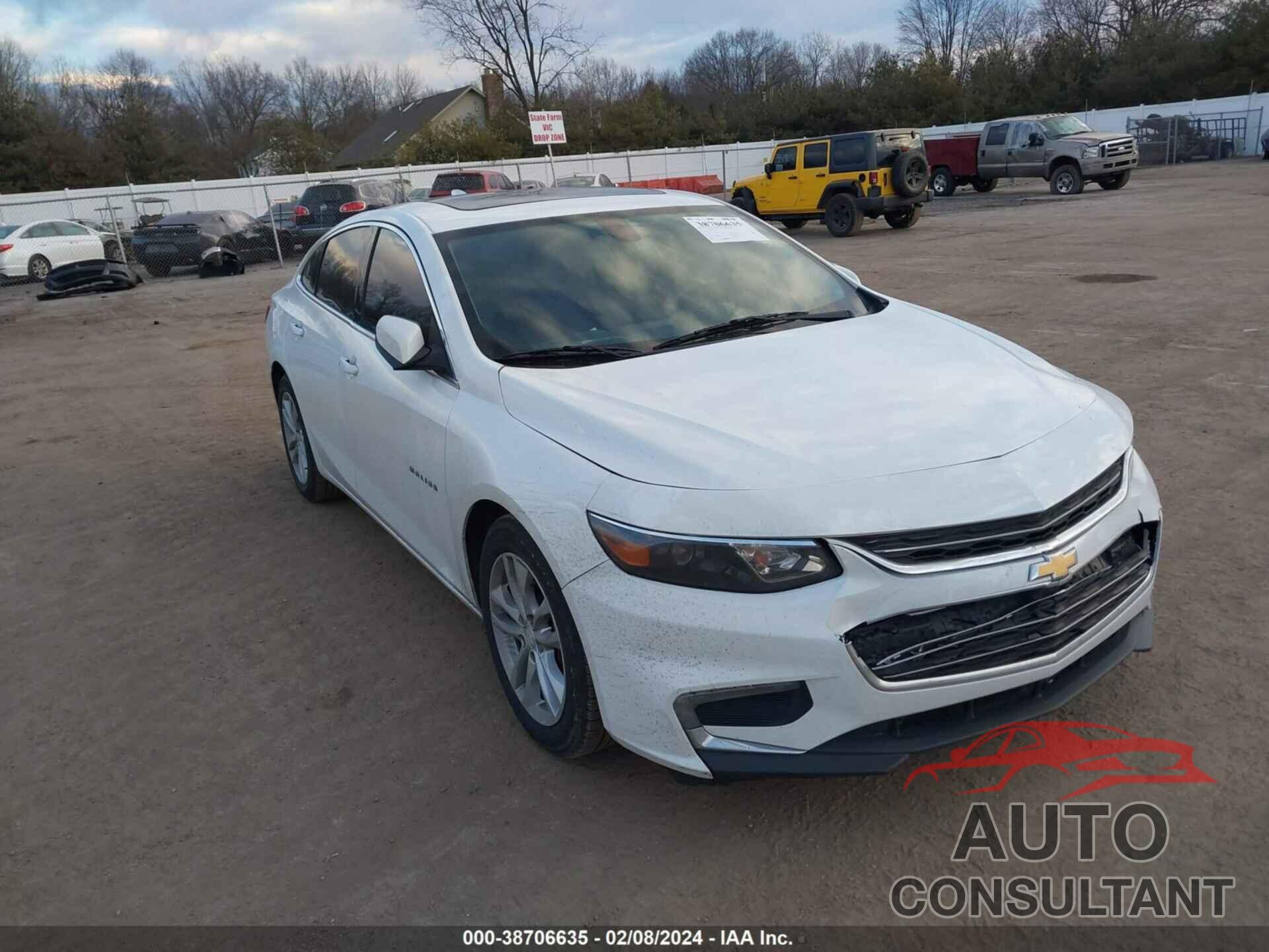 CHEVROLET MALIBU 2017 - 1G1ZE5ST2HF129873