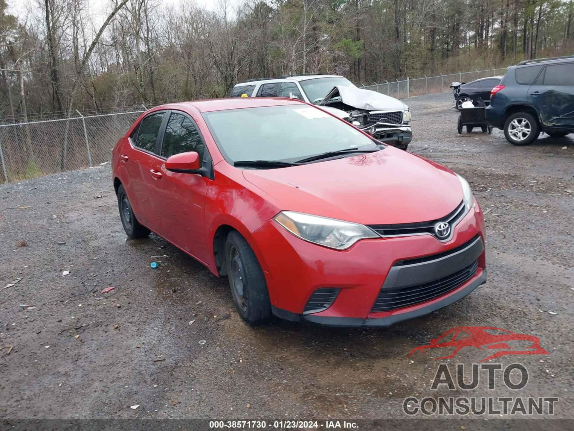 TOYOTA COROLLA 2016 - 2T1BURHE5GC744842