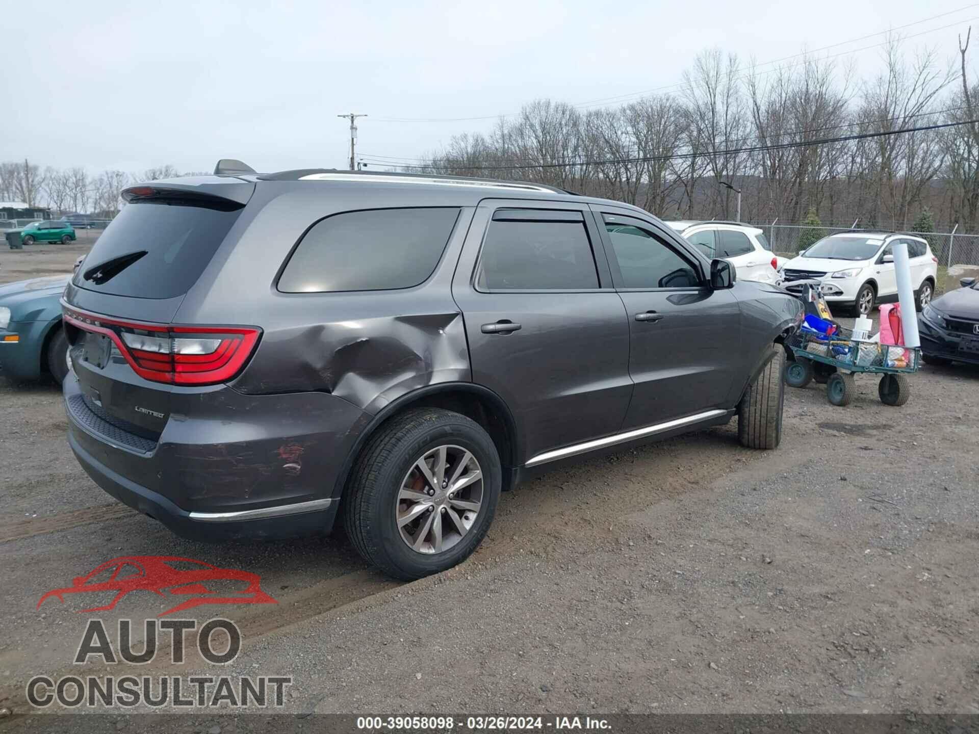 DODGE DURANGO 2016 - 1C4RDJDG6GC340755