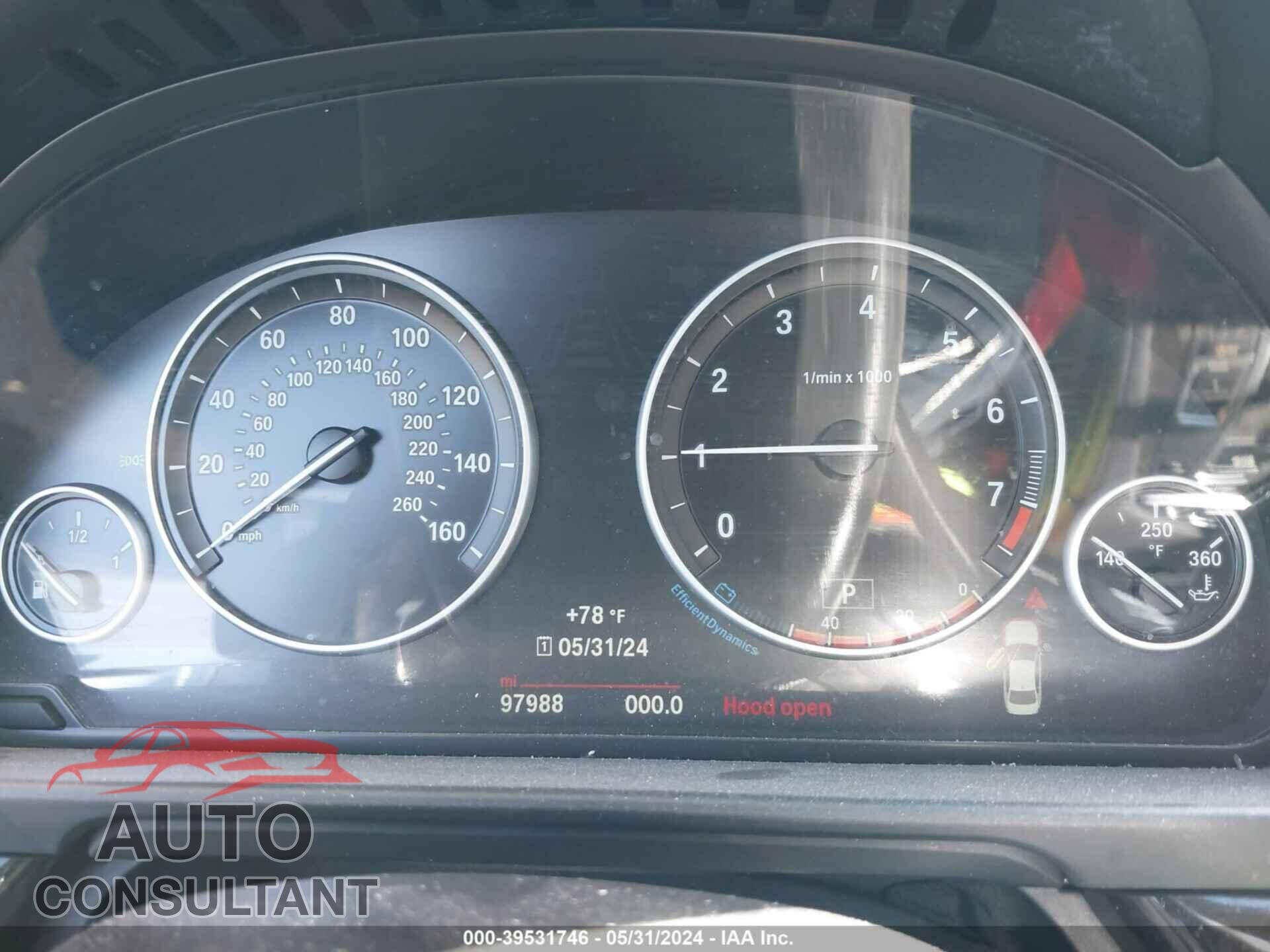 BMW 528I 2016 - WBA5A5C50GG353716