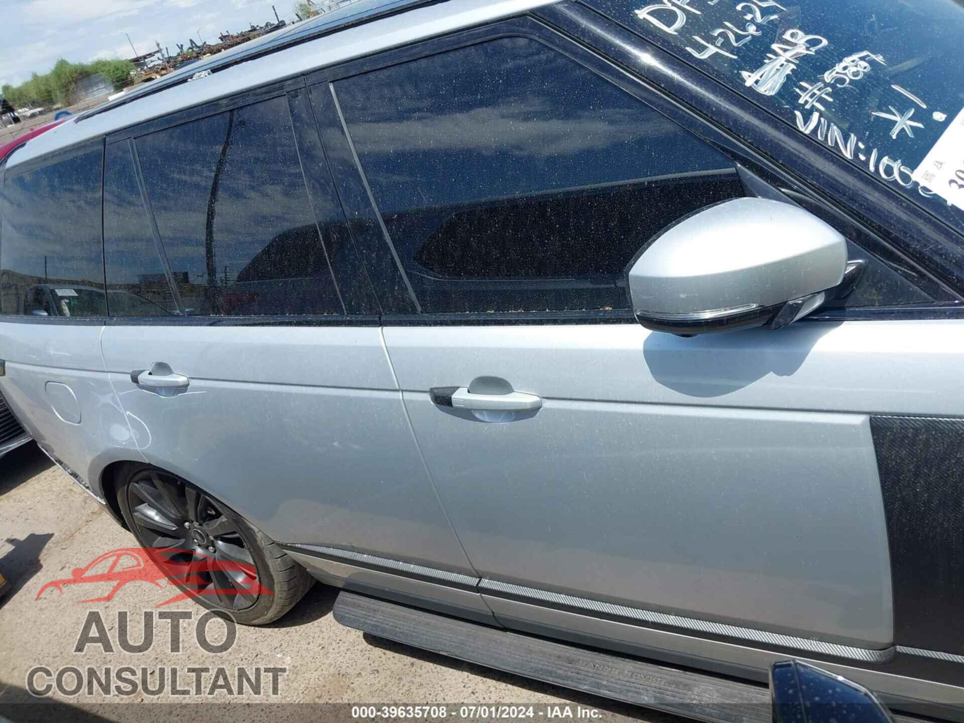 LAND ROVER RANGE ROVER 2013 - SALGS2EF5DA100377