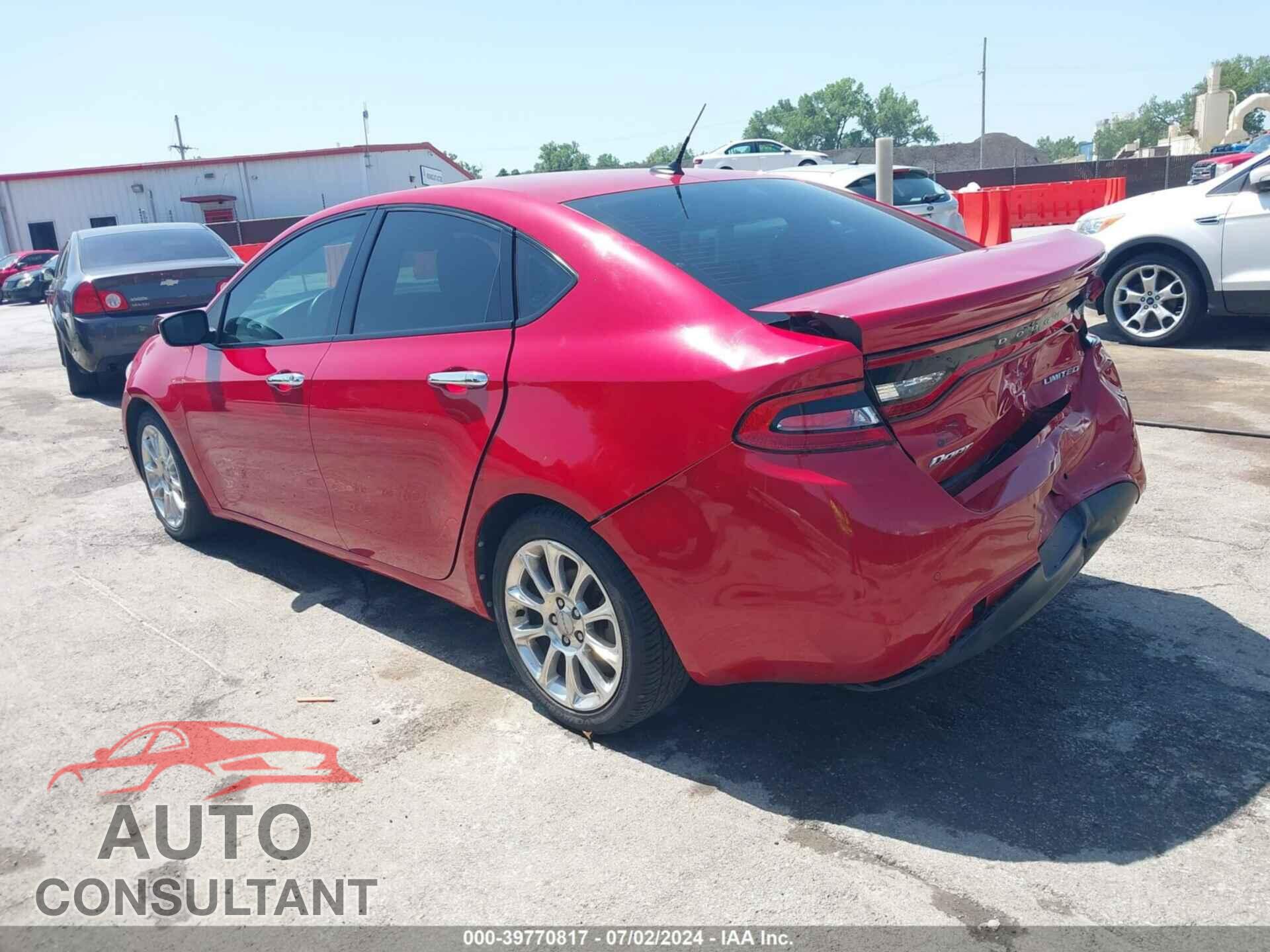 DODGE DART 2013 - 1C3CDFCA5DD132909