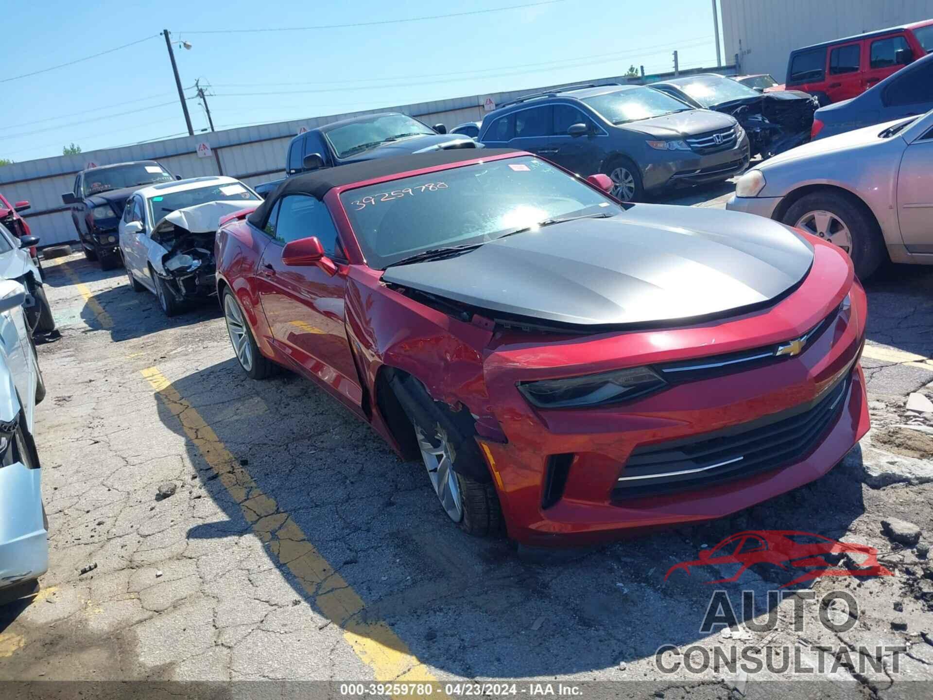 CHEVROLET CAMARO 2017 - 1G1FB3DX8H0153422