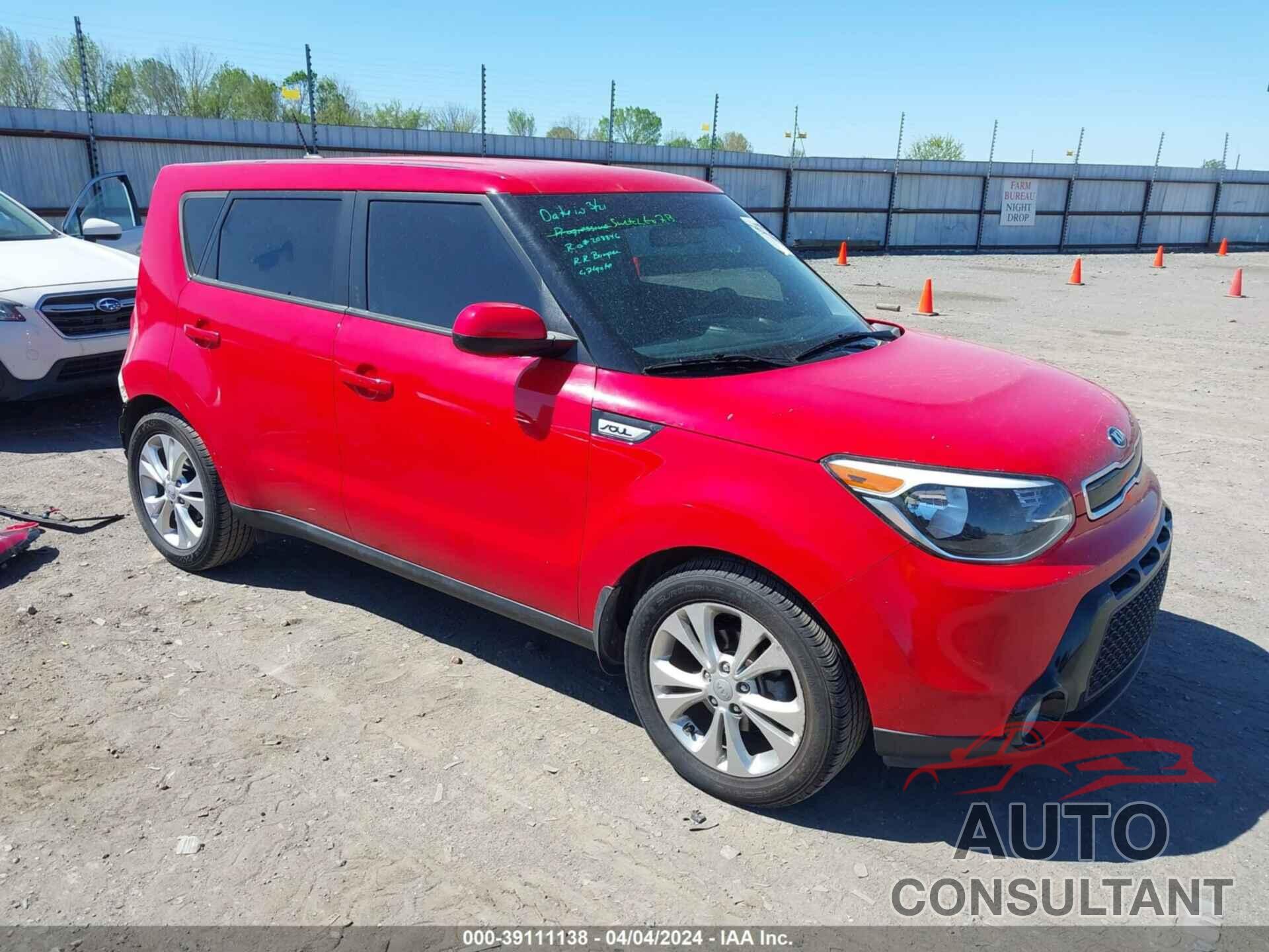 KIA SOUL 2016 - KNDJP3A51G7841693