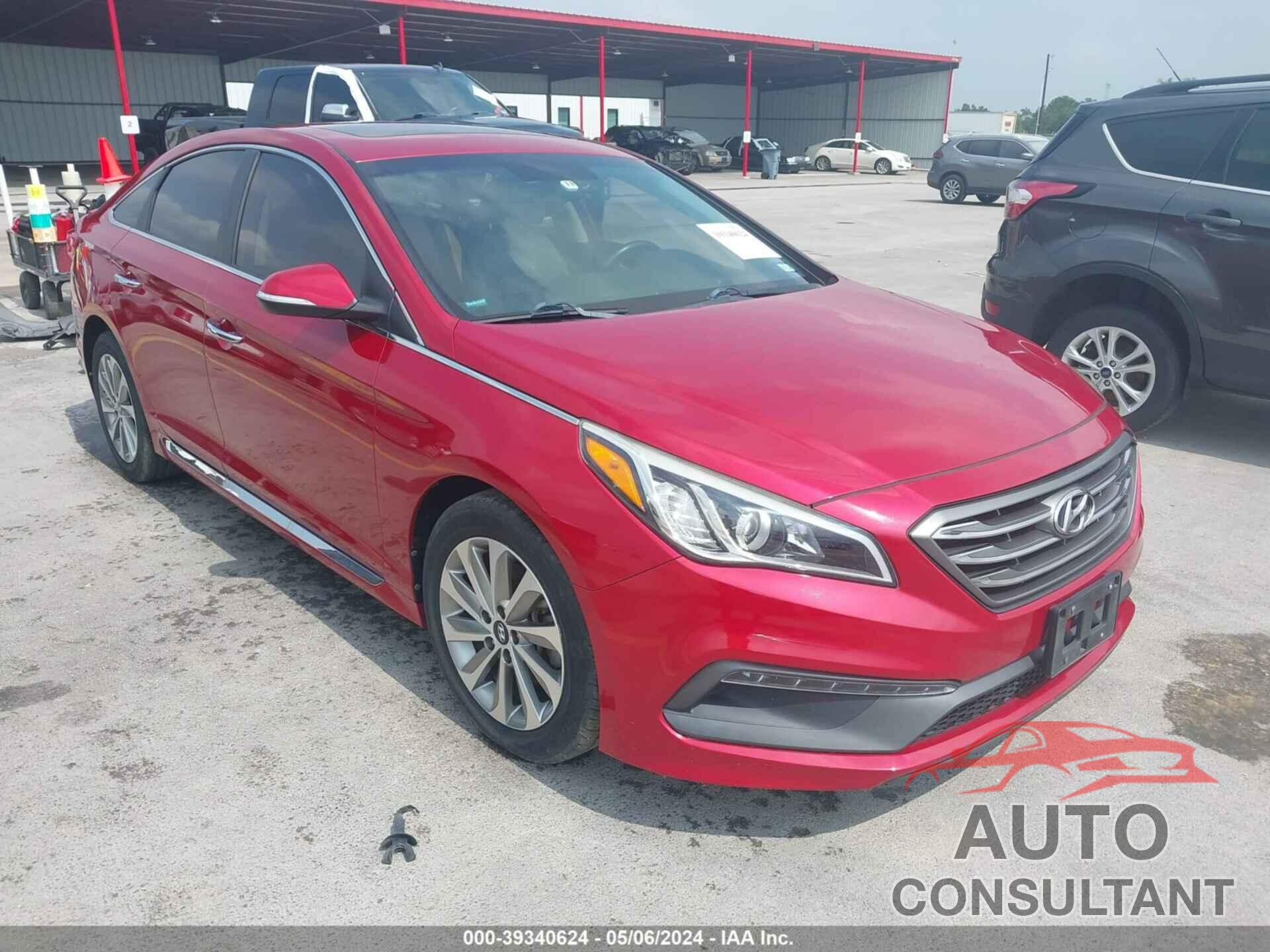 HYUNDAI SONATA 2017 - 5NPE34AF2HH442073