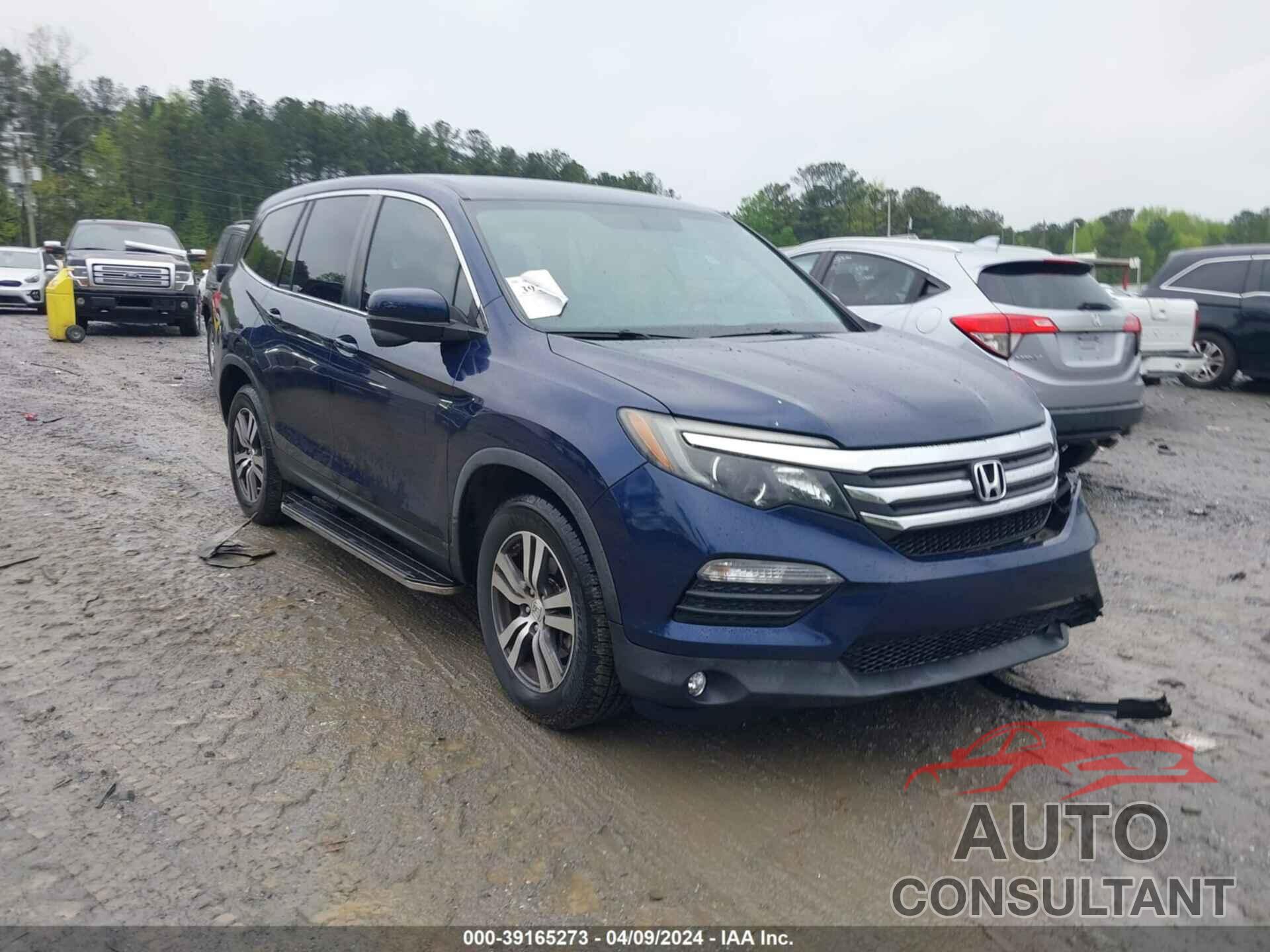 HONDA PILOT 2017 - 5FNYF5H55HB019879