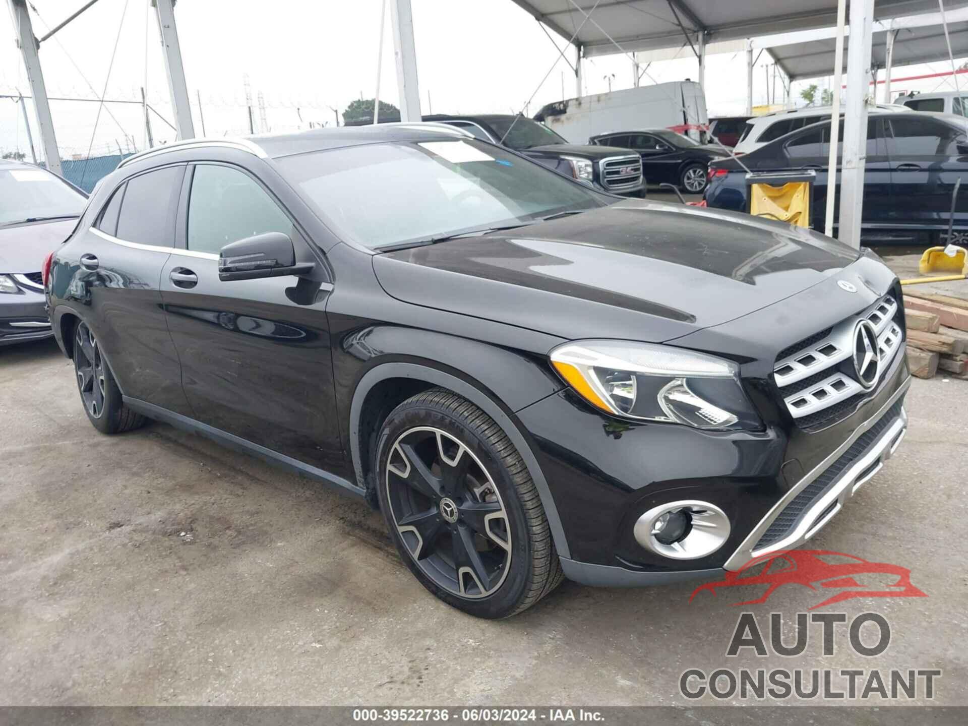 MERCEDES-BENZ GLA 250 2019 - WDCTG4EB3KU000770