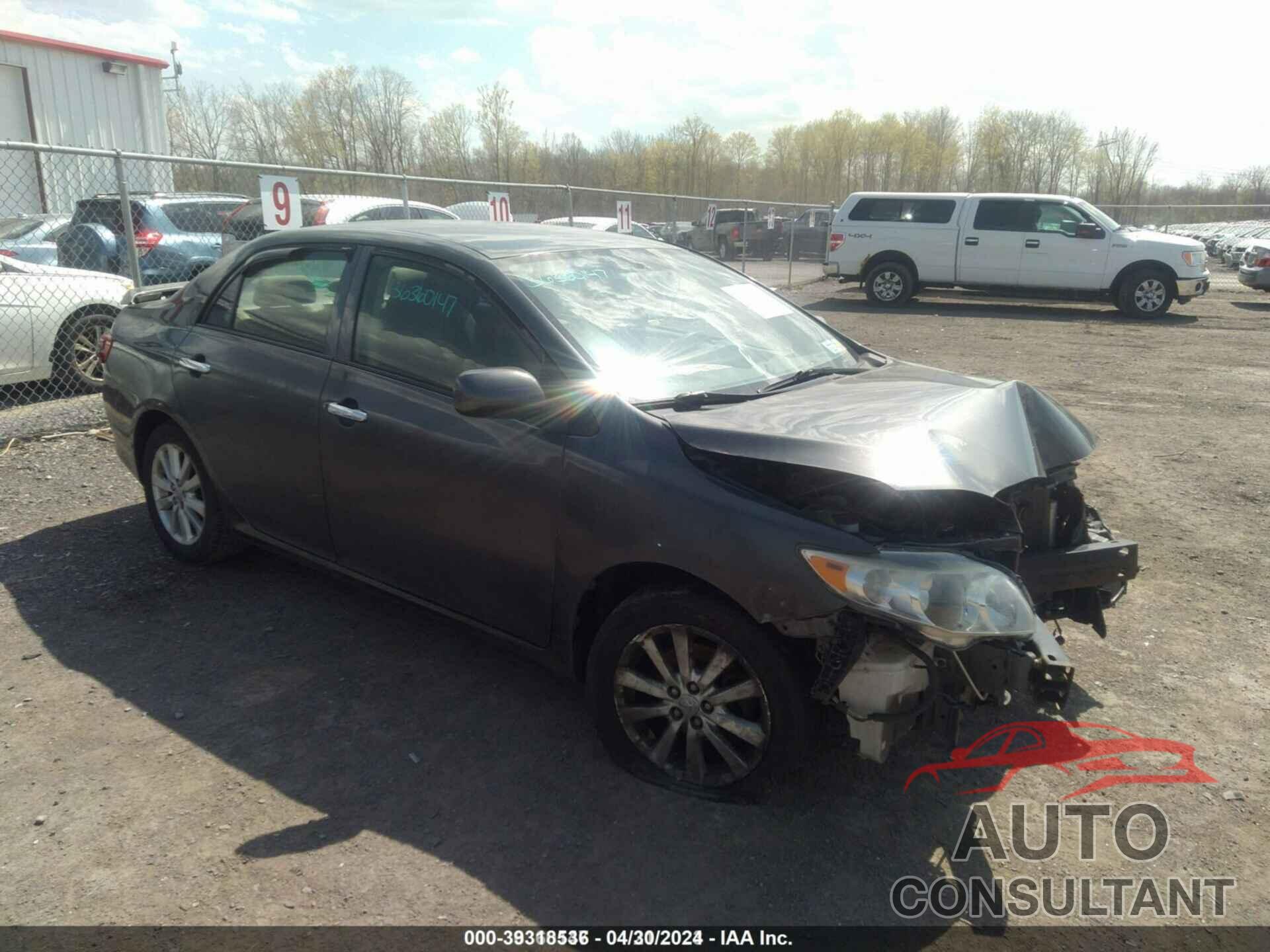 TOYOTA COROLLA 2009 - JTDBL40E59J015474