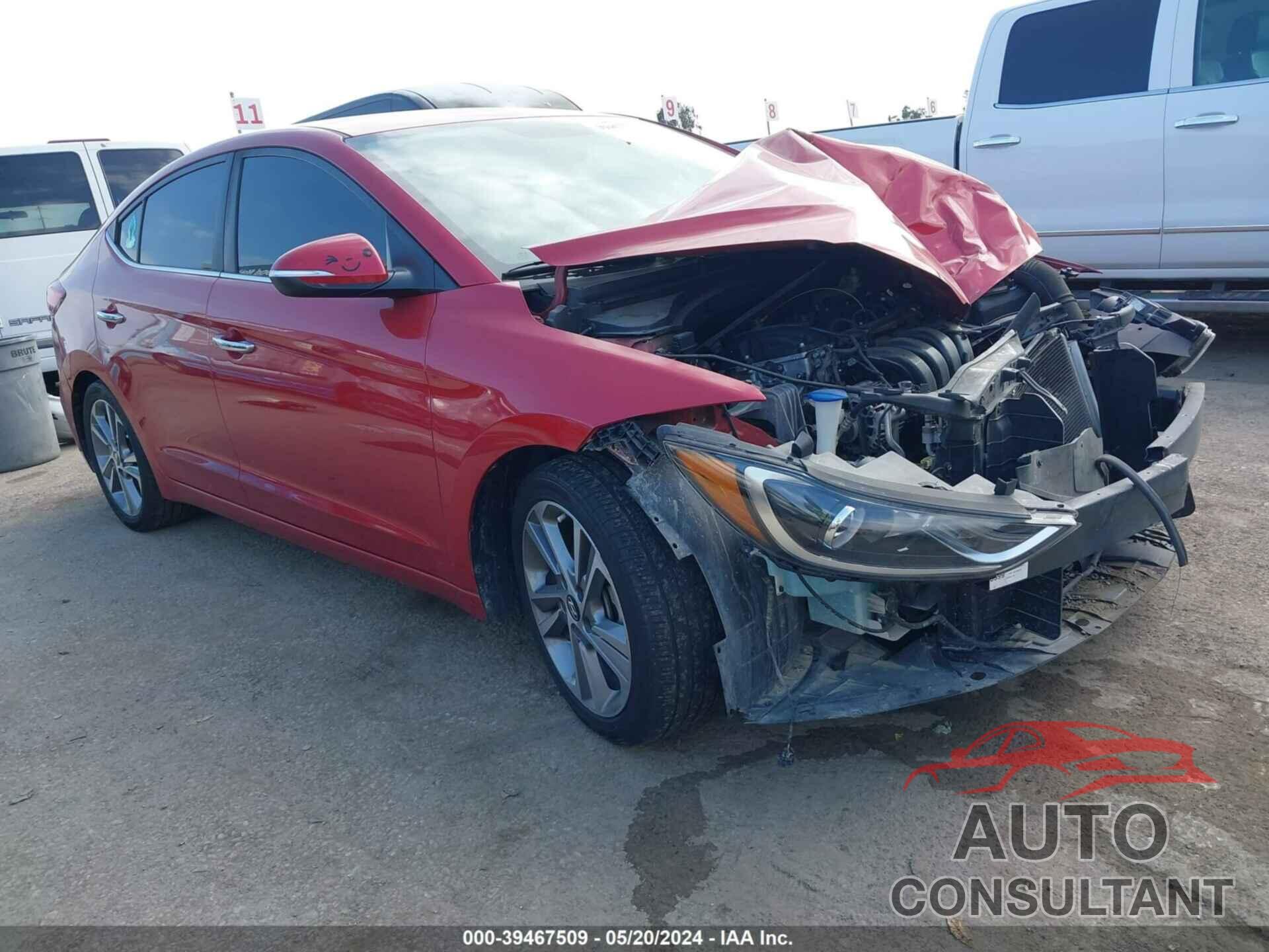 HYUNDAI ELANTRA 2017 - 5NPD84LF7HH098279
