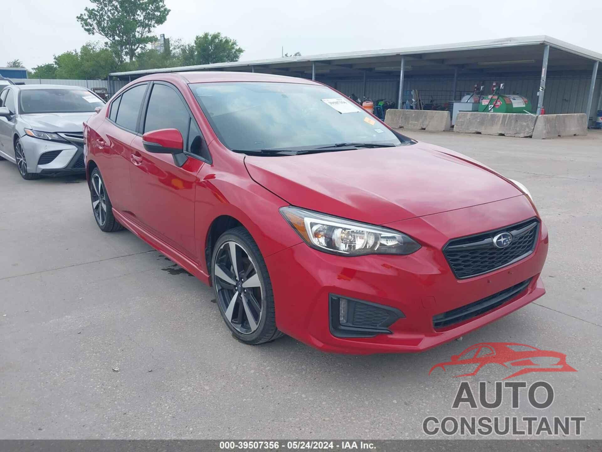 SUBARU IMPREZA 2019 - 4S3GKAJ66K1602867