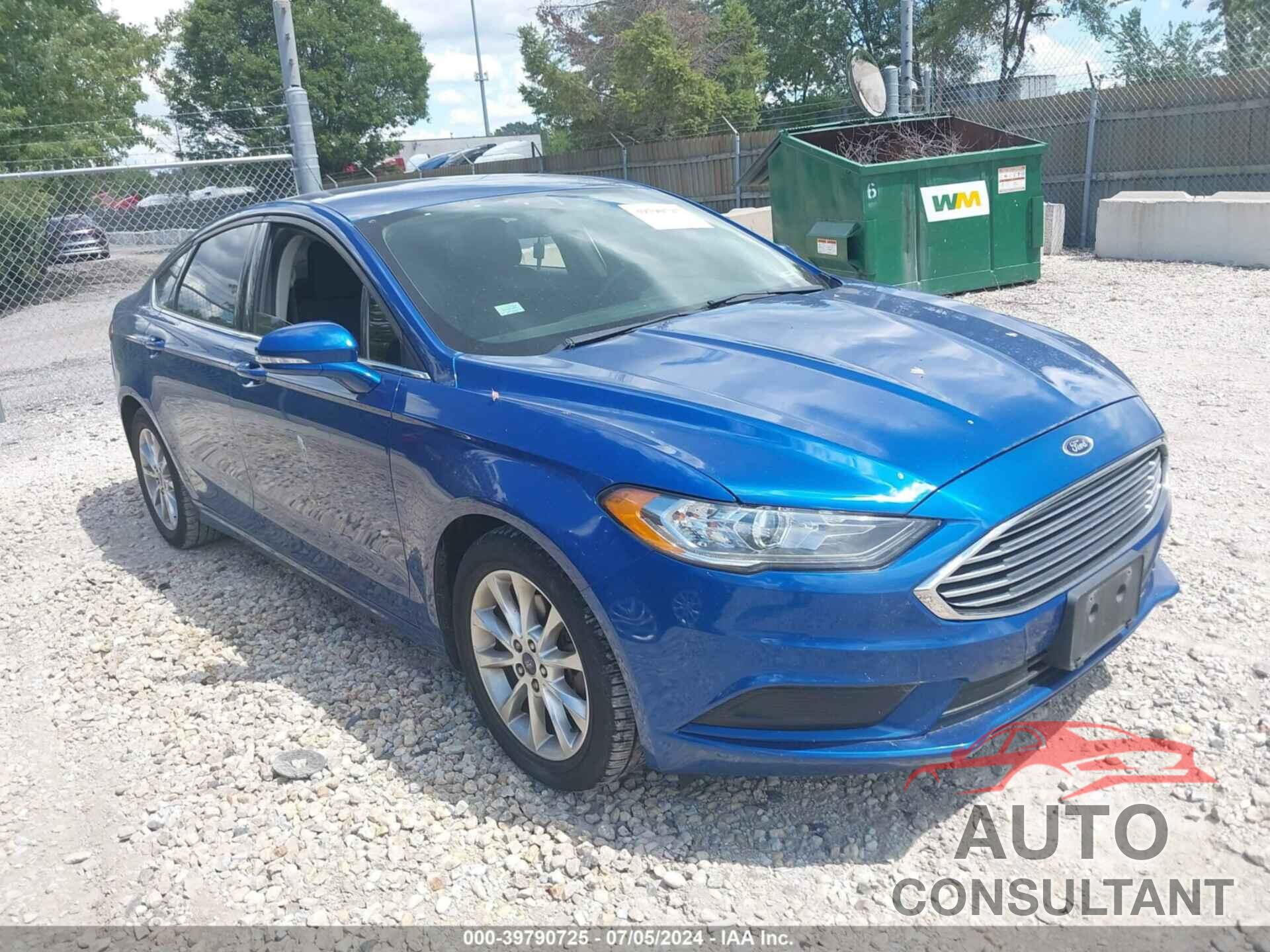 FORD FUSION 2017 - 3FA6P0HD1HR272149