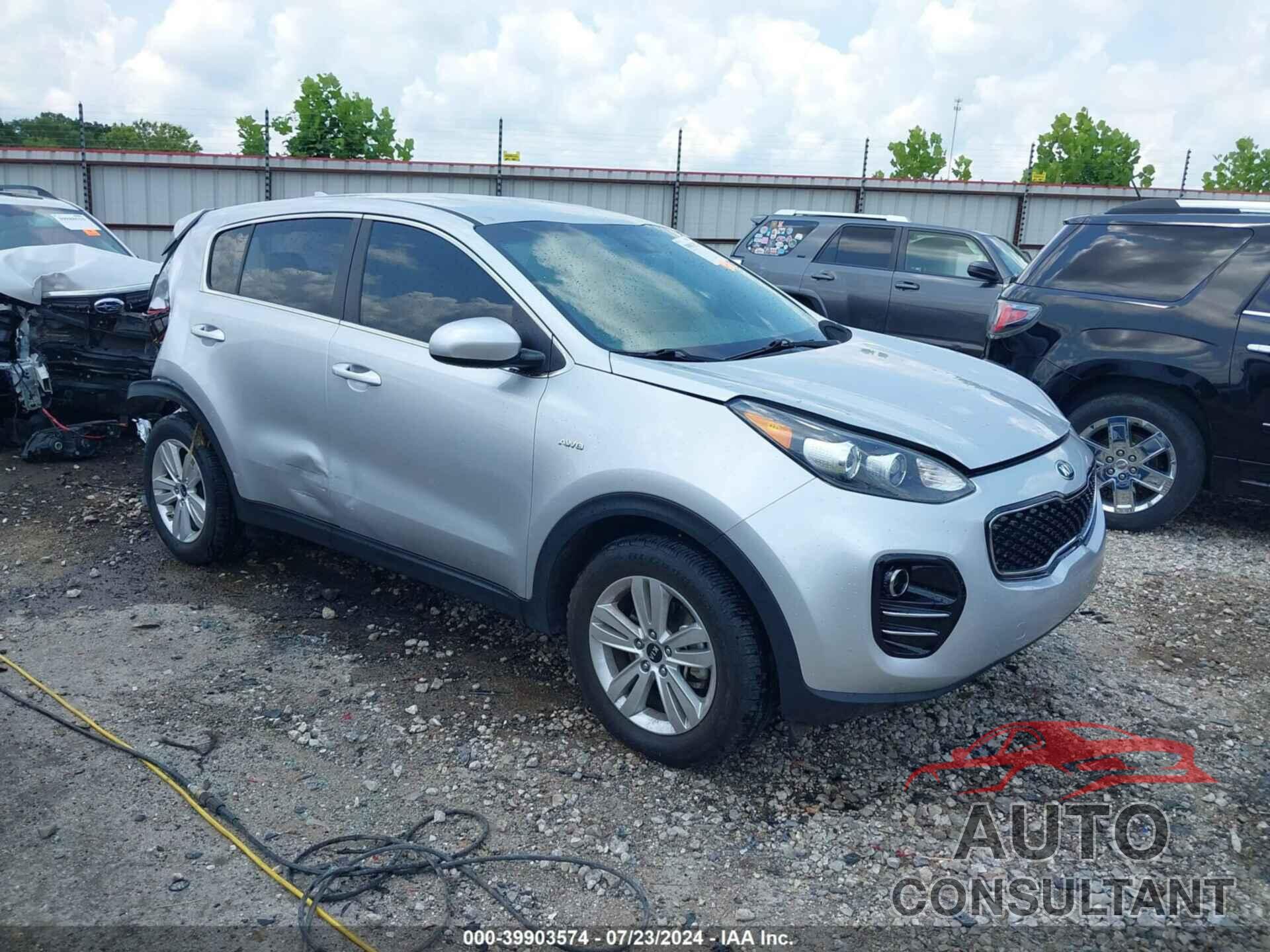 KIA SPORTAGE 2017 - KNDPMCAC6H7141607