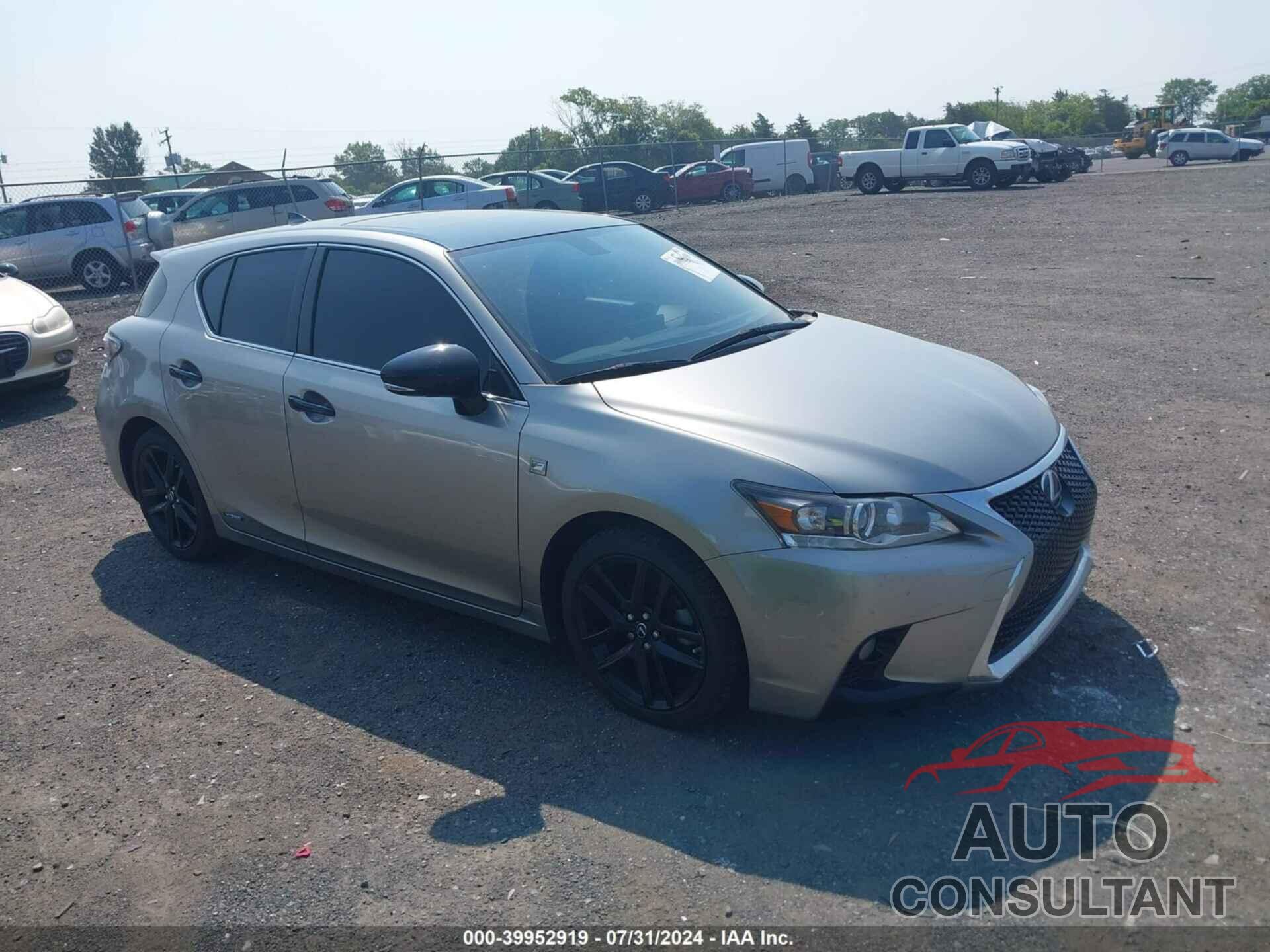 LEXUS CT 200H 2016 - JTHKD5BH0G2271005