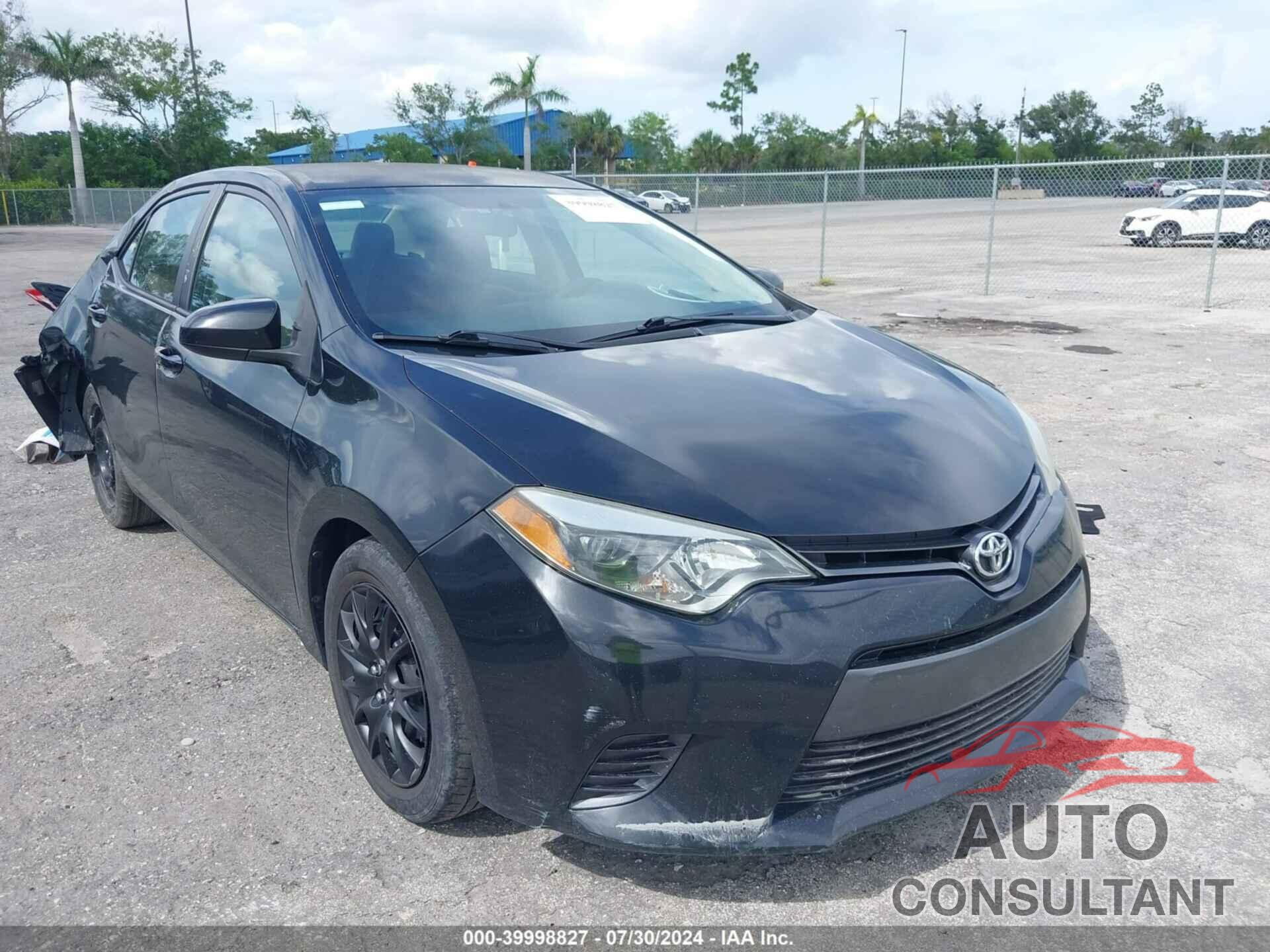 TOYOTA COROLLA 2016 - 2T1BURHE9GC546846