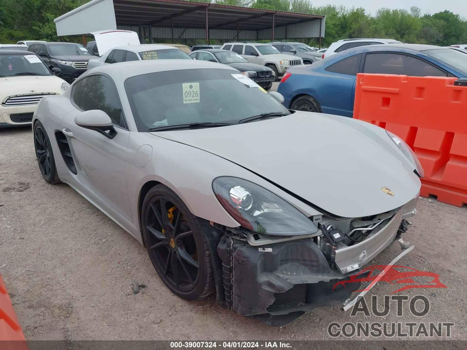 PORSCHE CAYMAN 2019 - WP0AA2A80KS261265