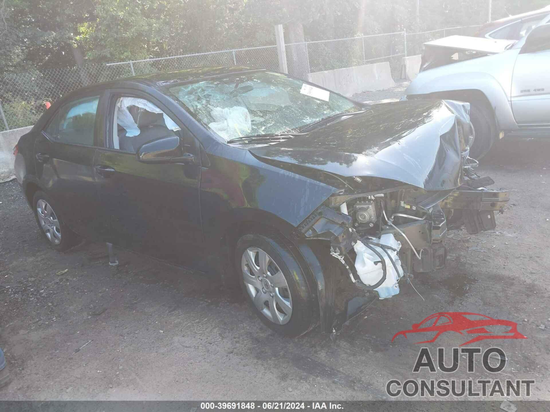 TOYOTA COROLLA 2016 - 2T1BURHE4GC655215