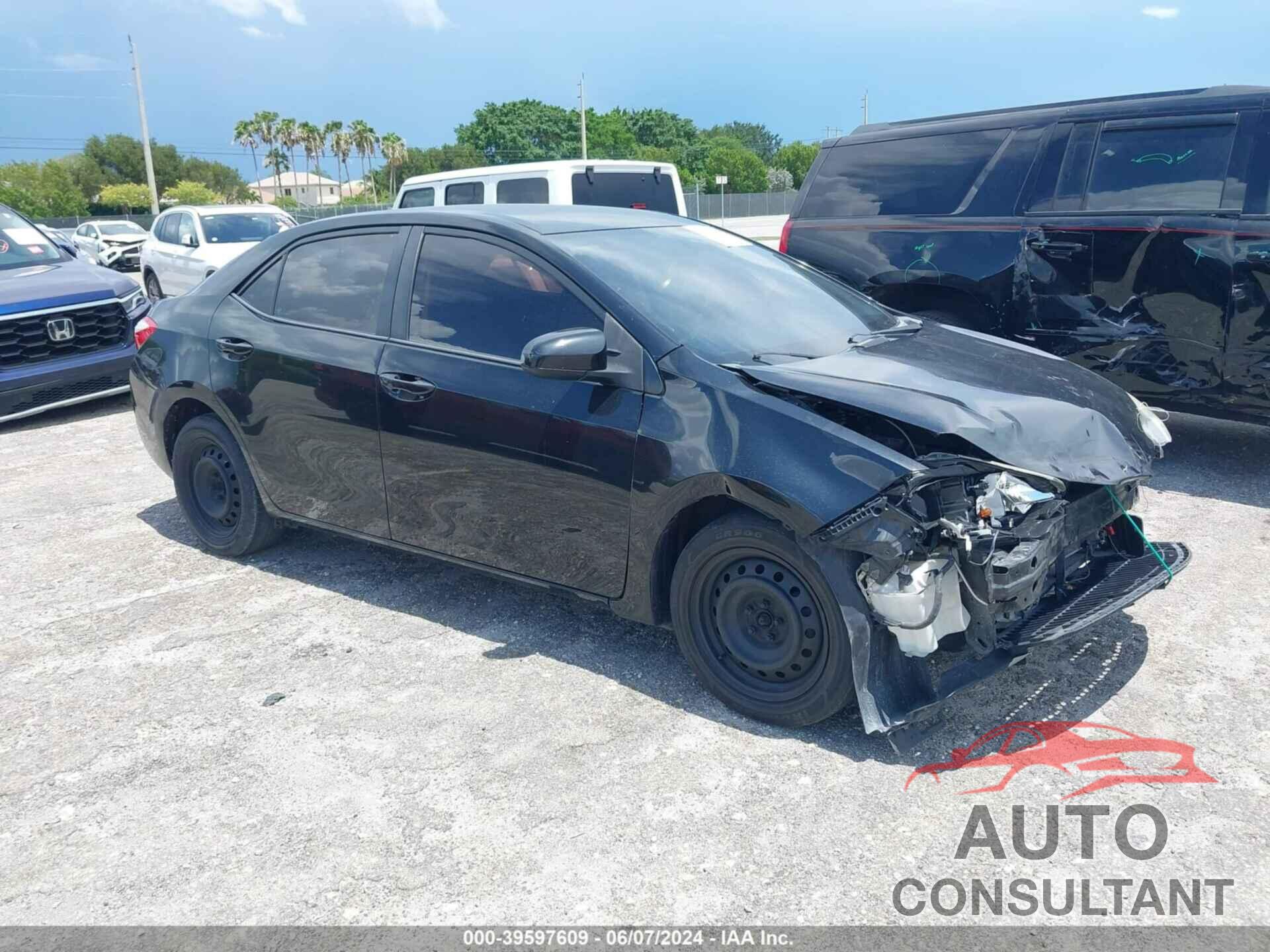 TOYOTA COROLLA 2016 - 2T1BURHEXGC608206