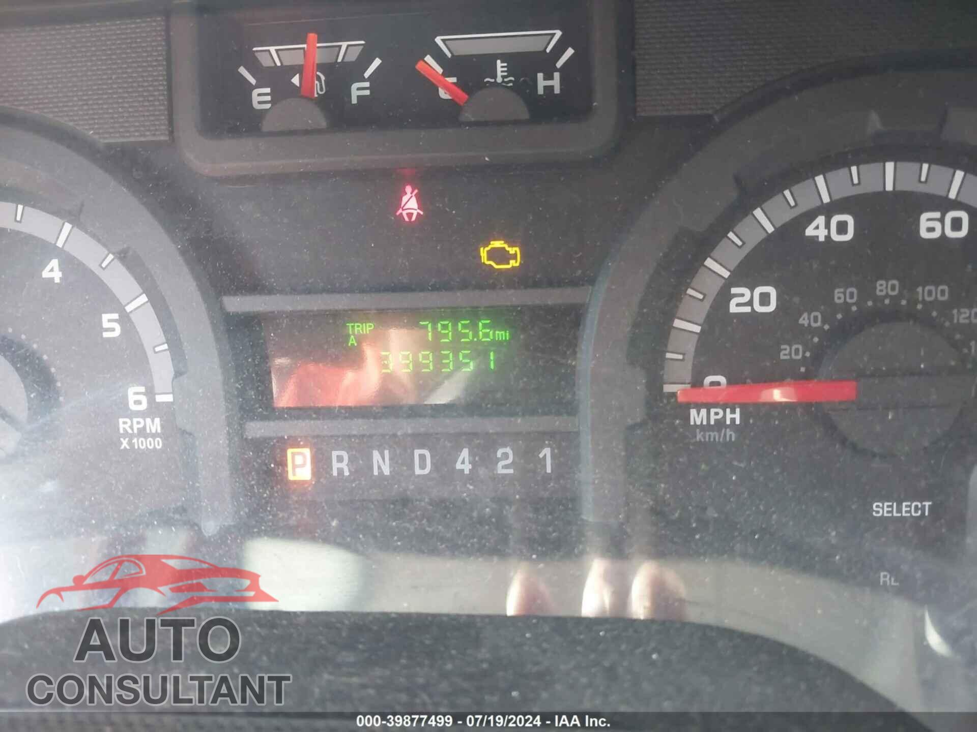 FORD E-450 CUTAWAY 2016 - 1FDFE4FS7GDC39555