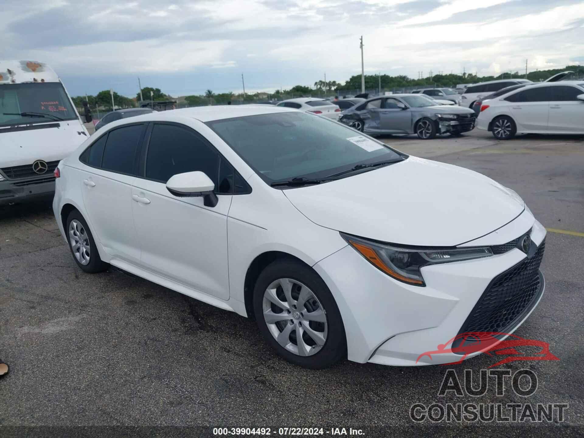 TOYOTA COROLLA 2020 - 5YFEPRAEXLP071622