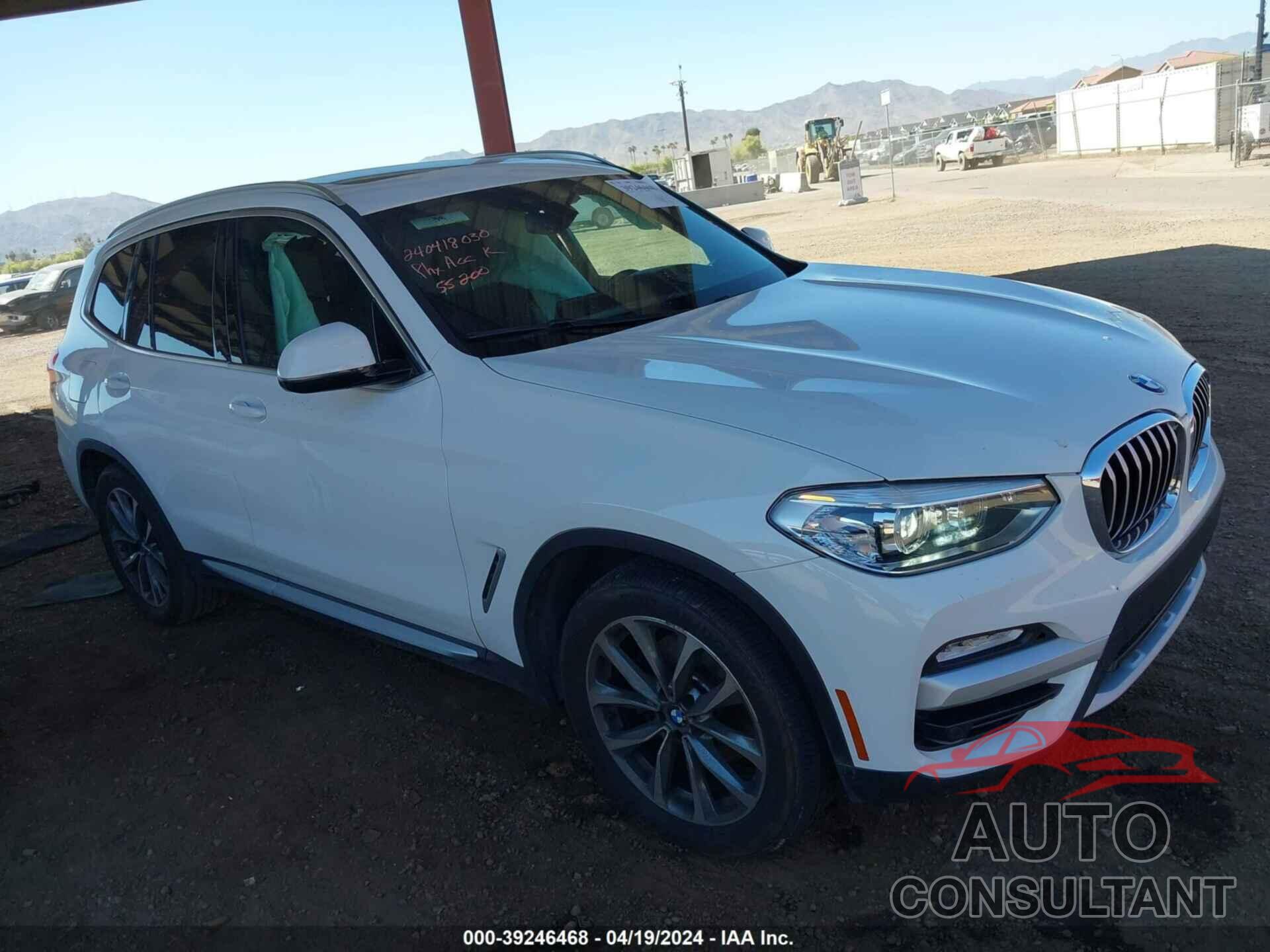 BMW X3 2019 - 5UXTR9C52KLP97303