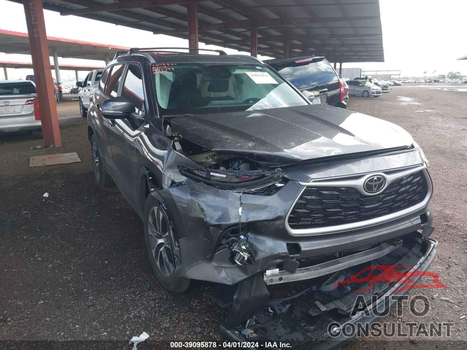 TOYOTA HIGHLANDER 2023 - 5TDKDRAH1PS516008