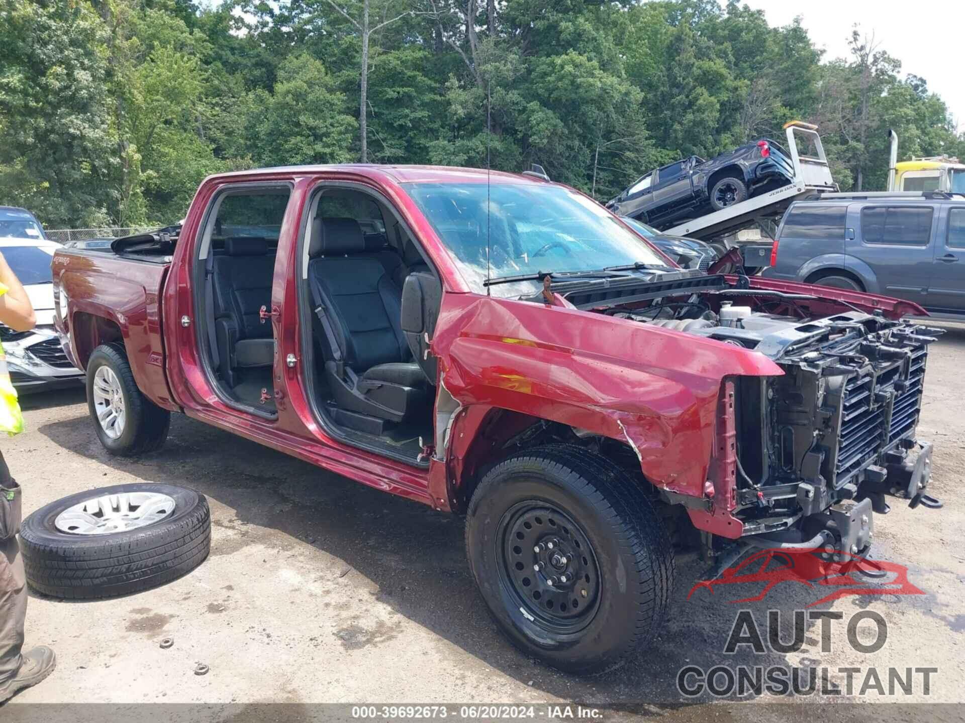 CHEVROLET SILVERADO 1500 2017 - 3GCUKREC0HG241521