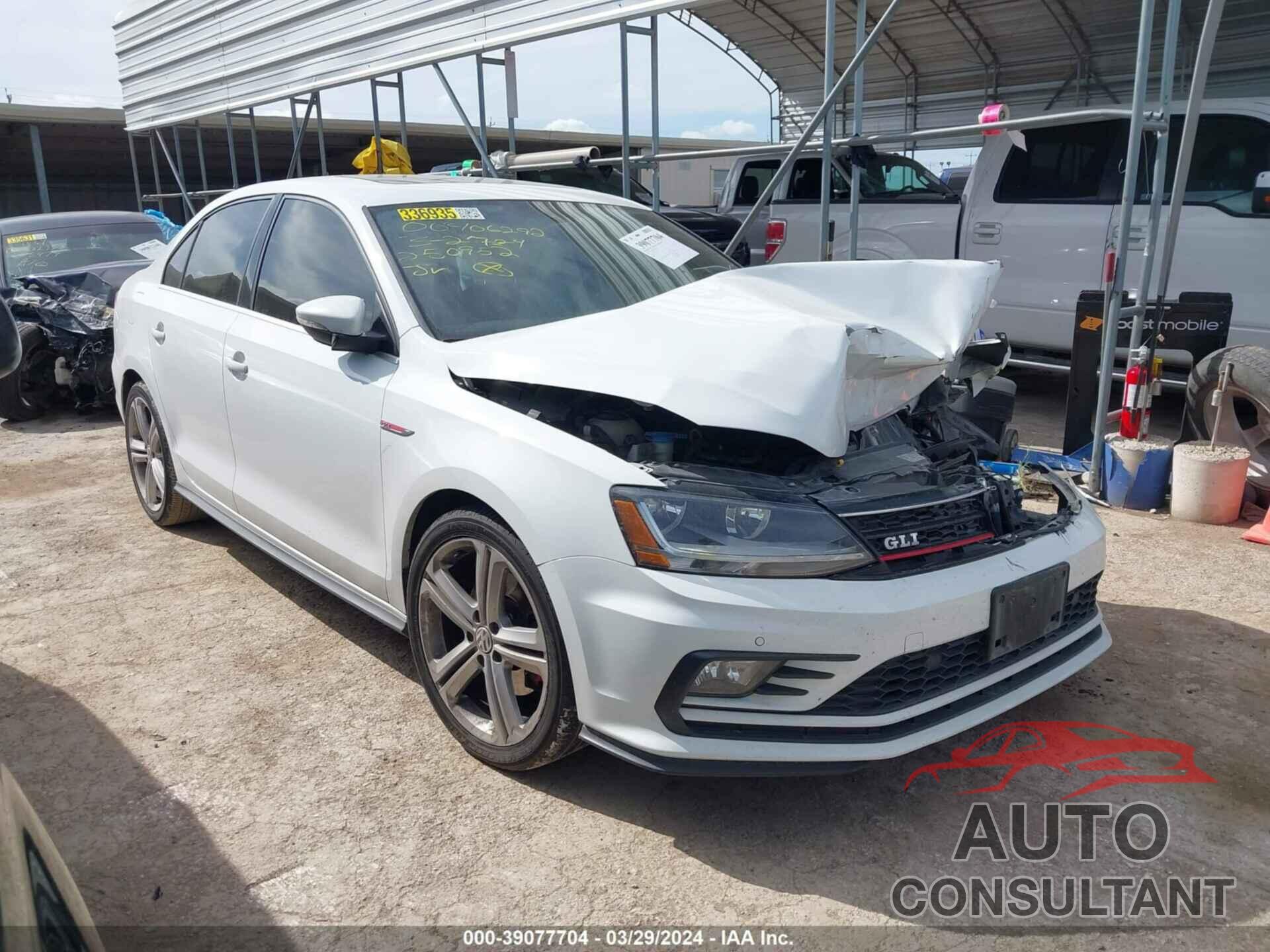VOLKSWAGEN JETTA 2017 - 3VW5T7AJ5HM250952