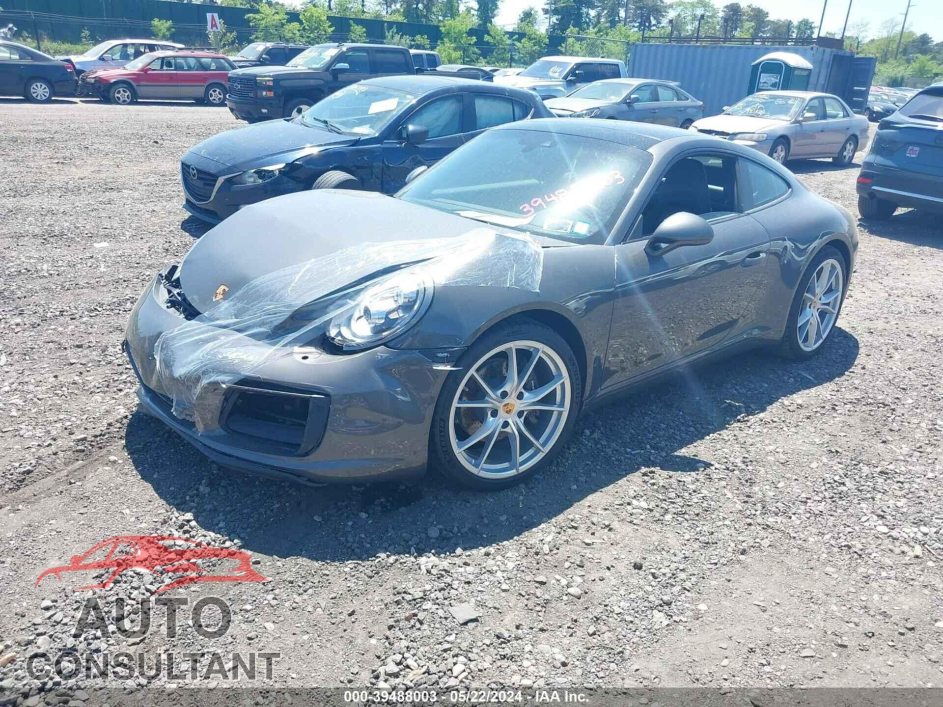 PORSCHE 911 2017 - WP0AA2A95HS106745
