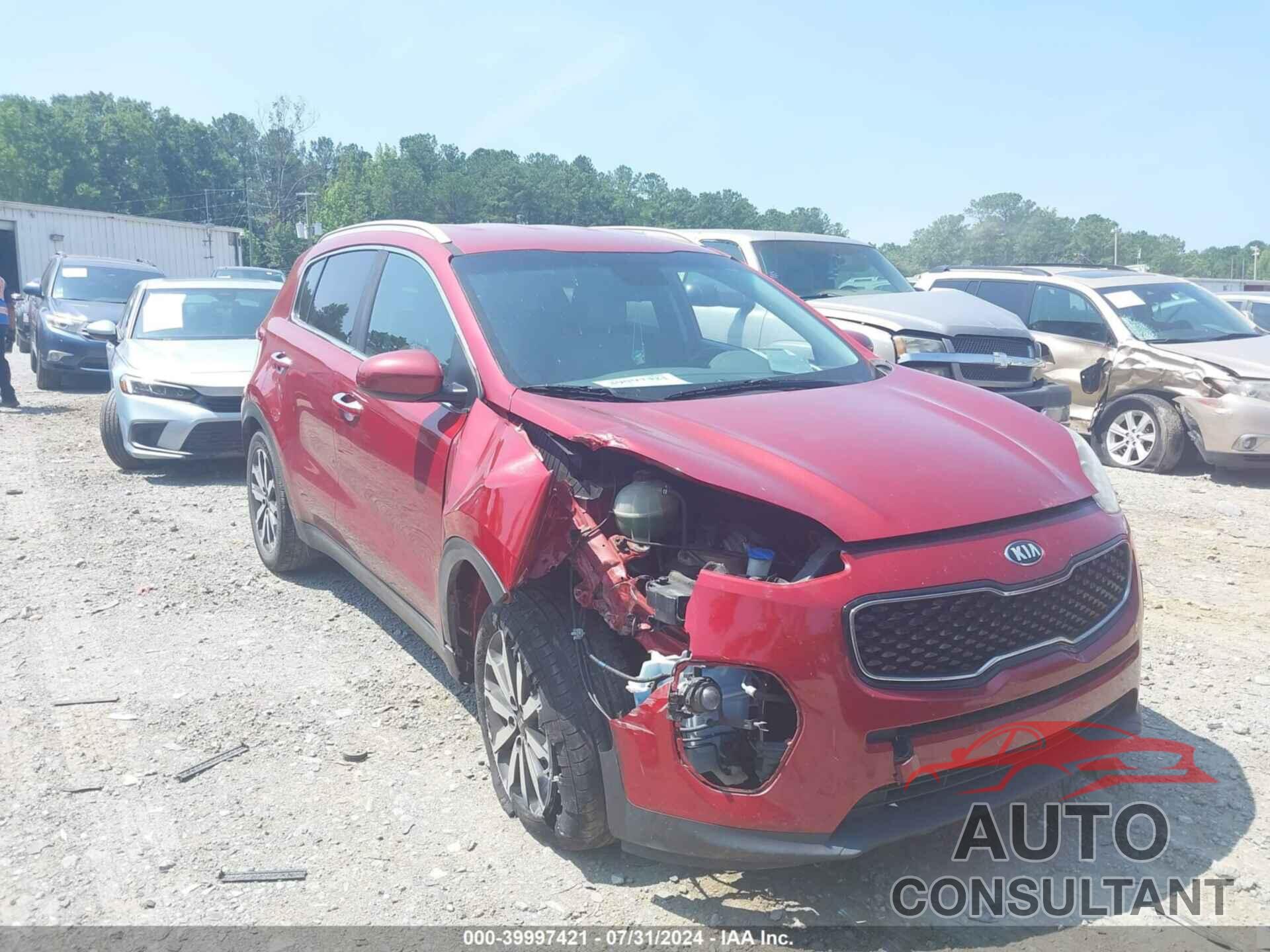 KIA SPORTAGE 2017 - KNDPN3AC1H7168923