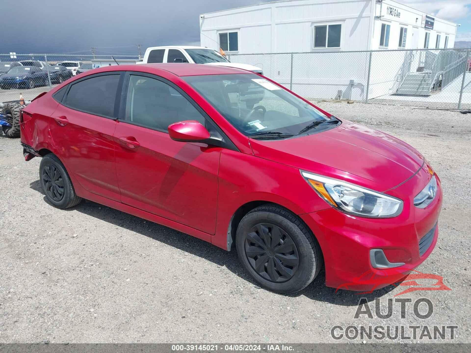 HYUNDAI ACCENT 2017 - KMHCT4AEXHU236967