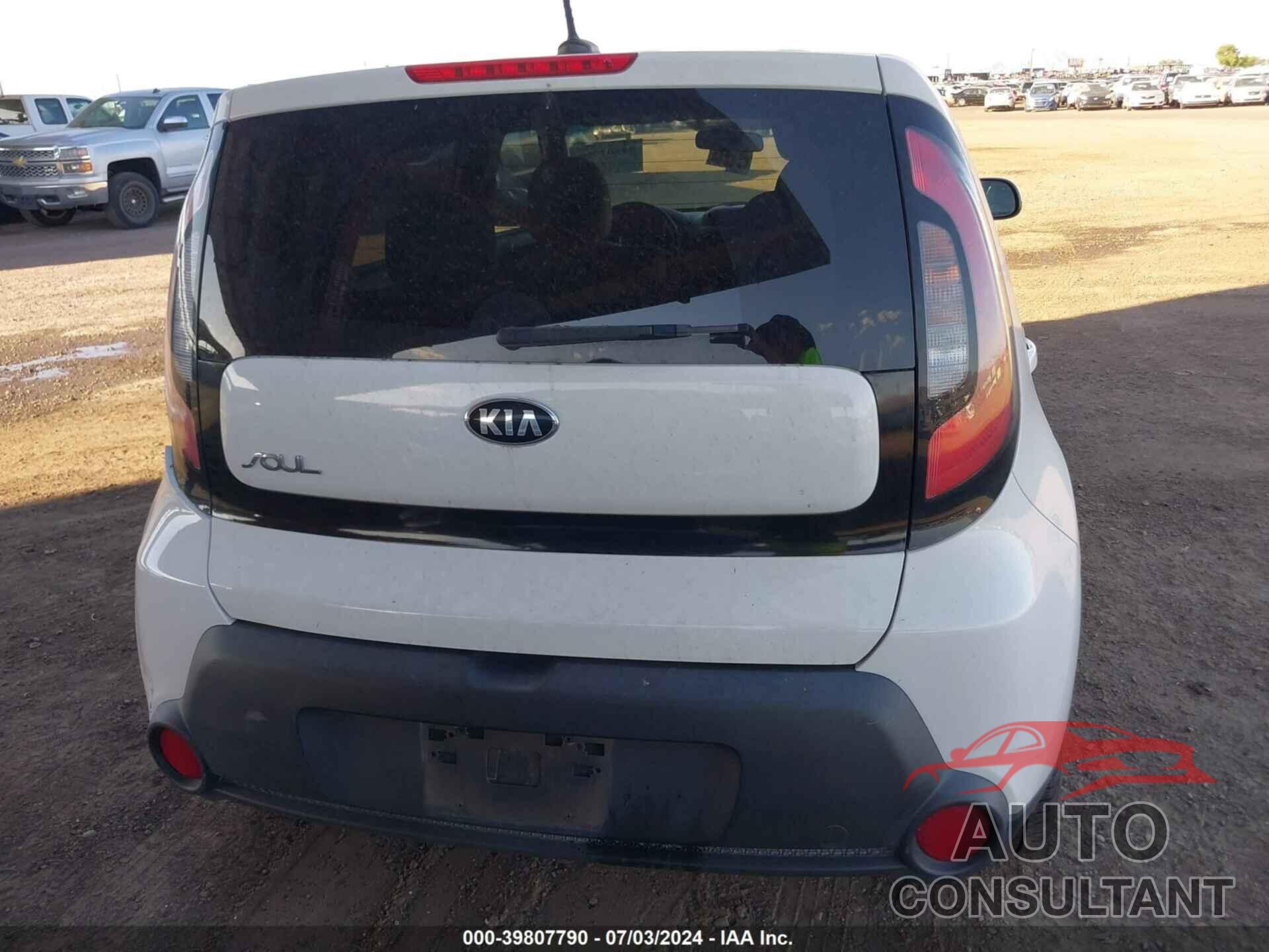 KIA SOUL 2016 - KNDJN2A25G7316724