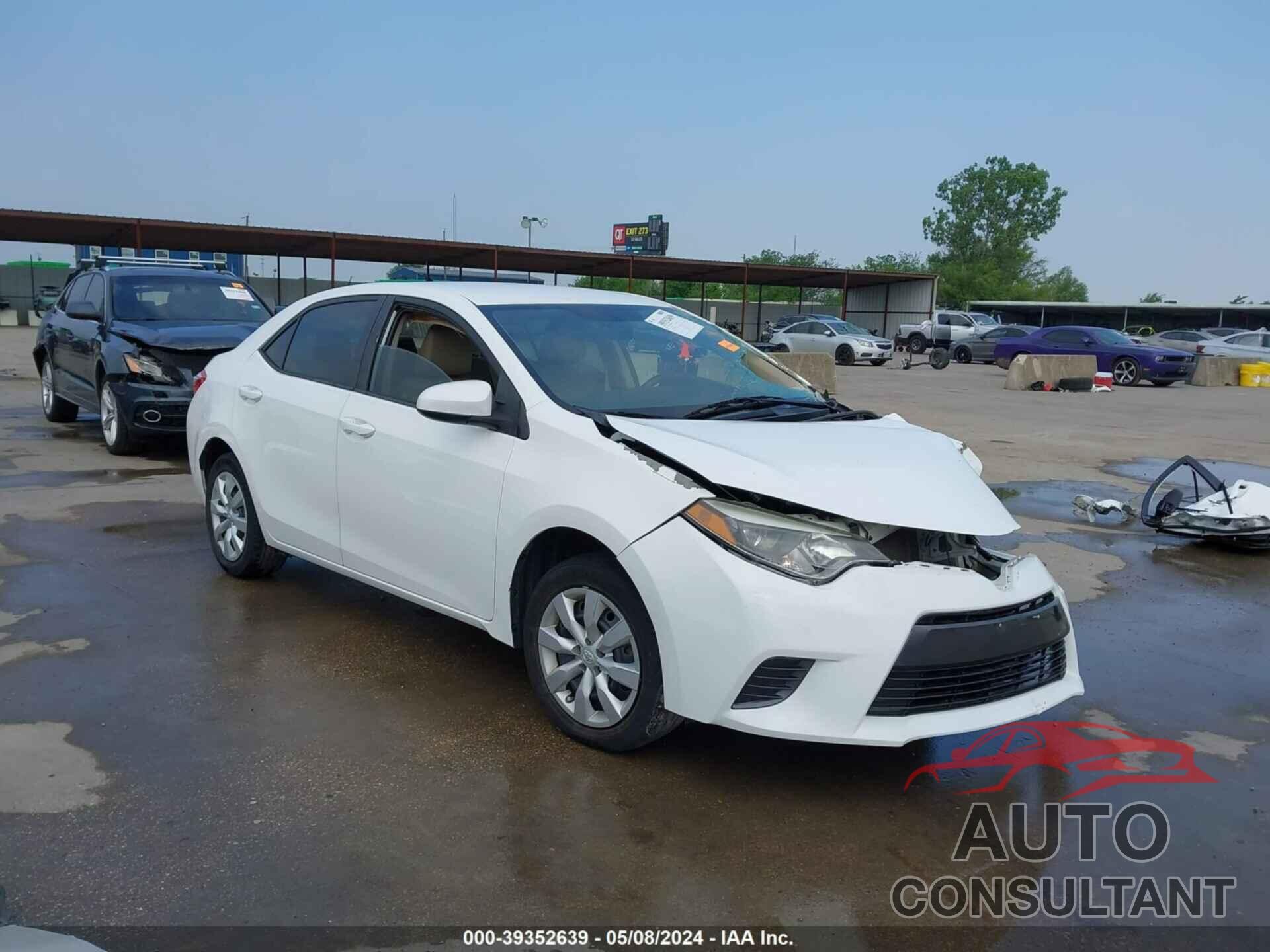 TOYOTA COROLLA 2016 - 5YFBURHE1GP370763