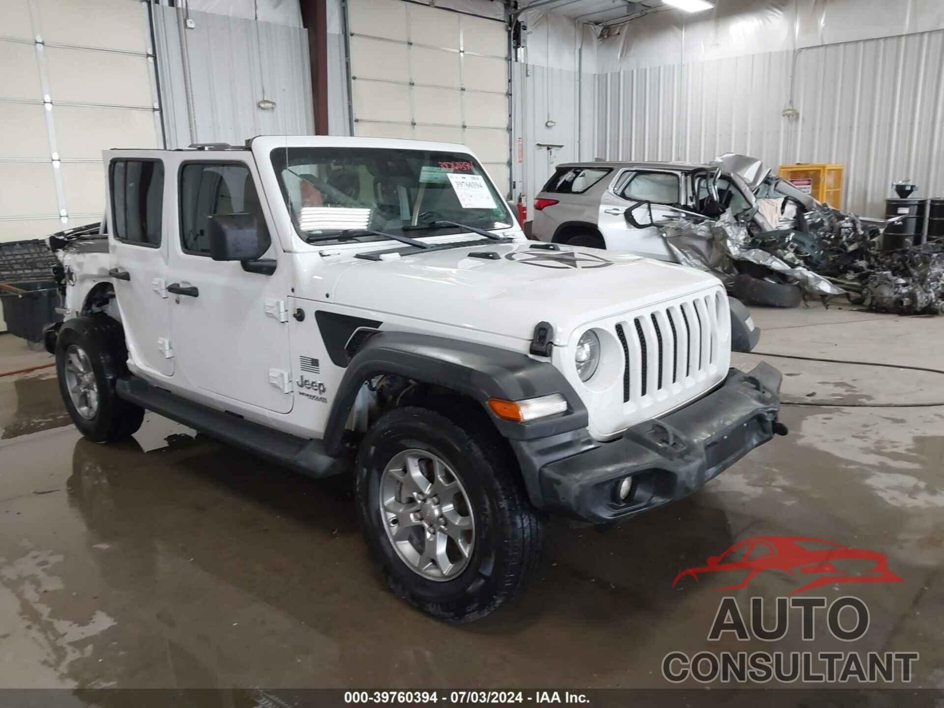 JEEP WRANGLER UNLIMITED 2020 - 1C4HJXDG3LW258210