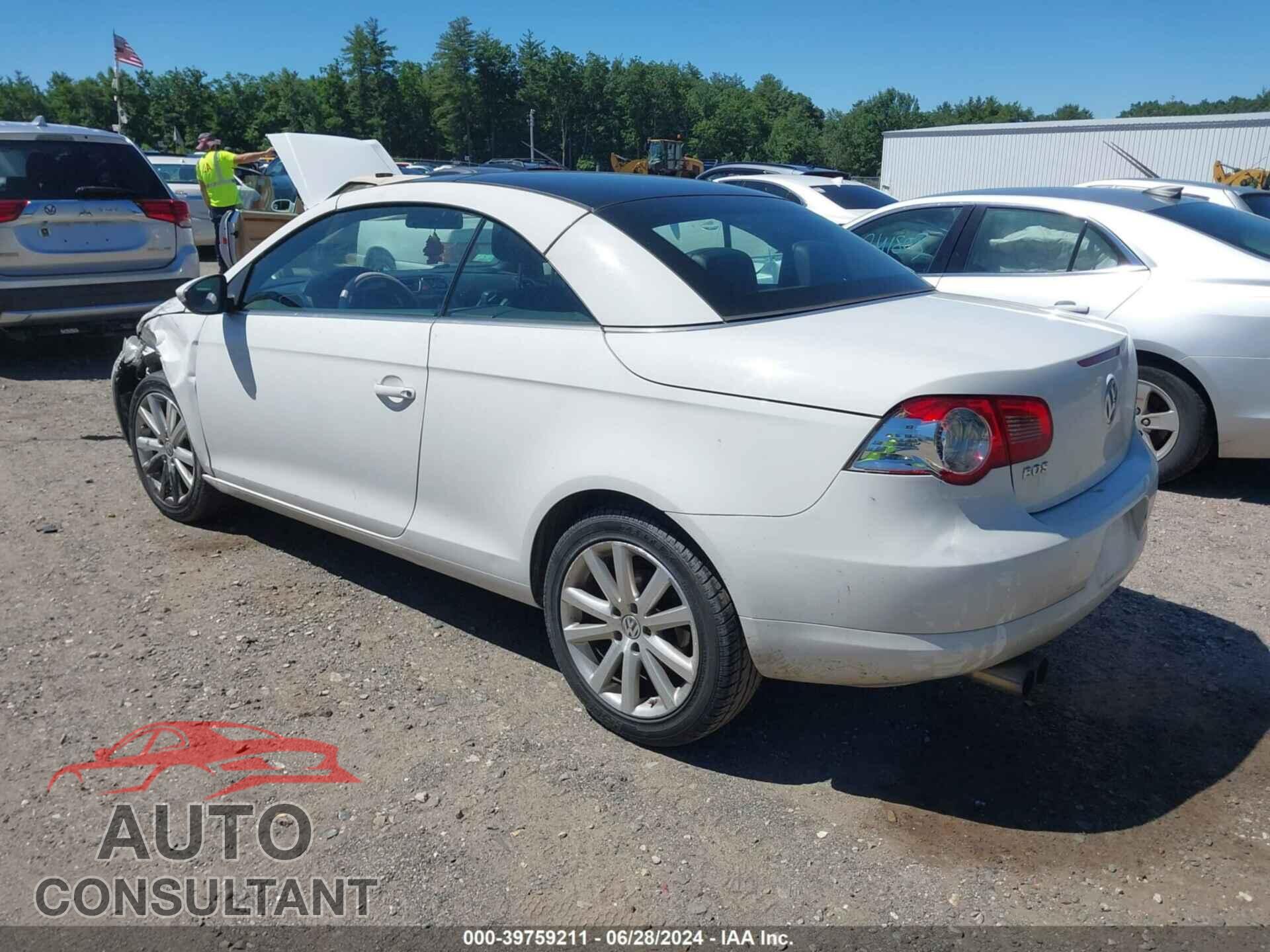 VOLKSWAGEN EOS 2011 - WVWBW7AH7BV003844