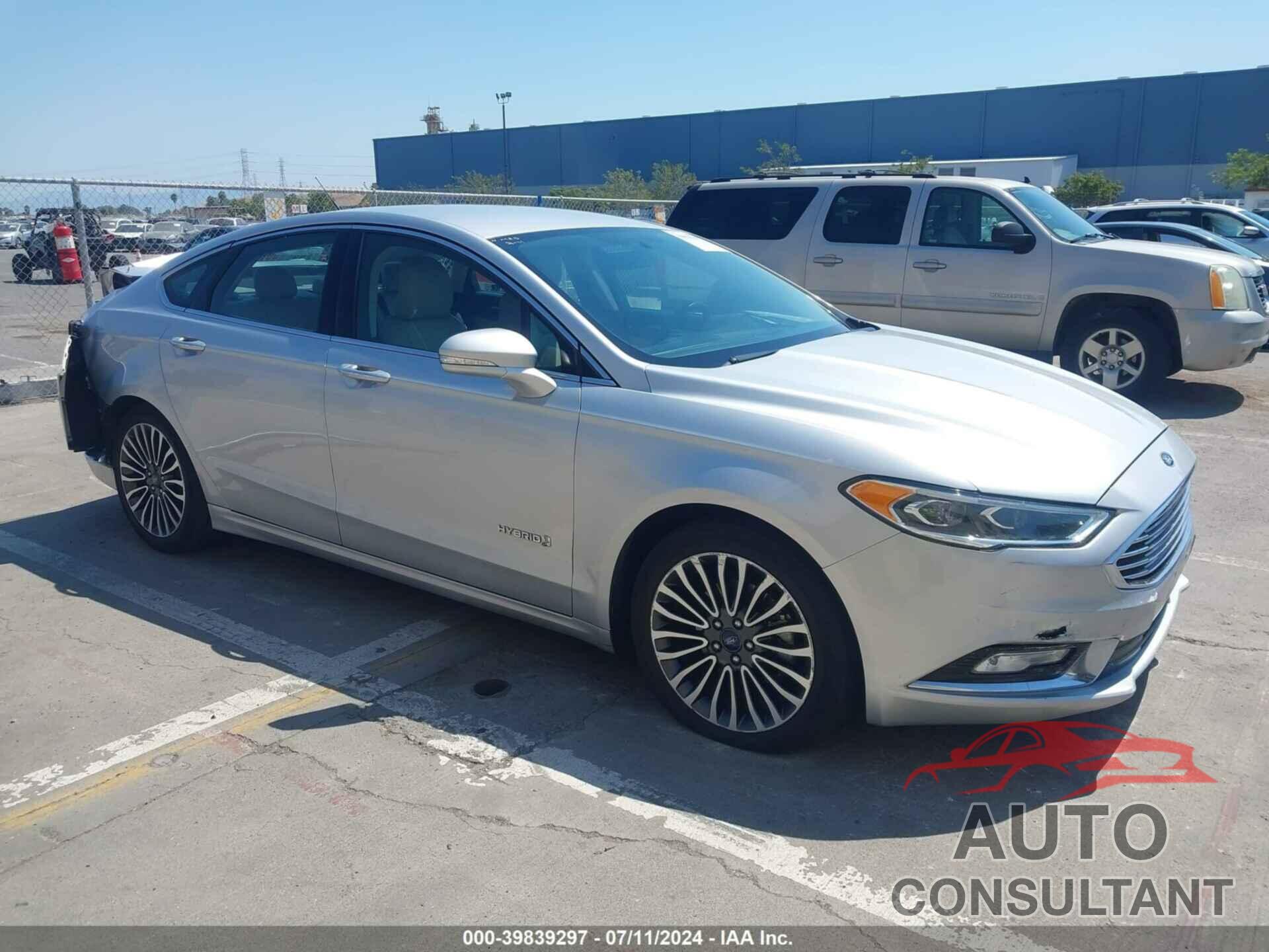 FORD FUSION HYBRID 2018 - 3FA6P0RU3JR214144