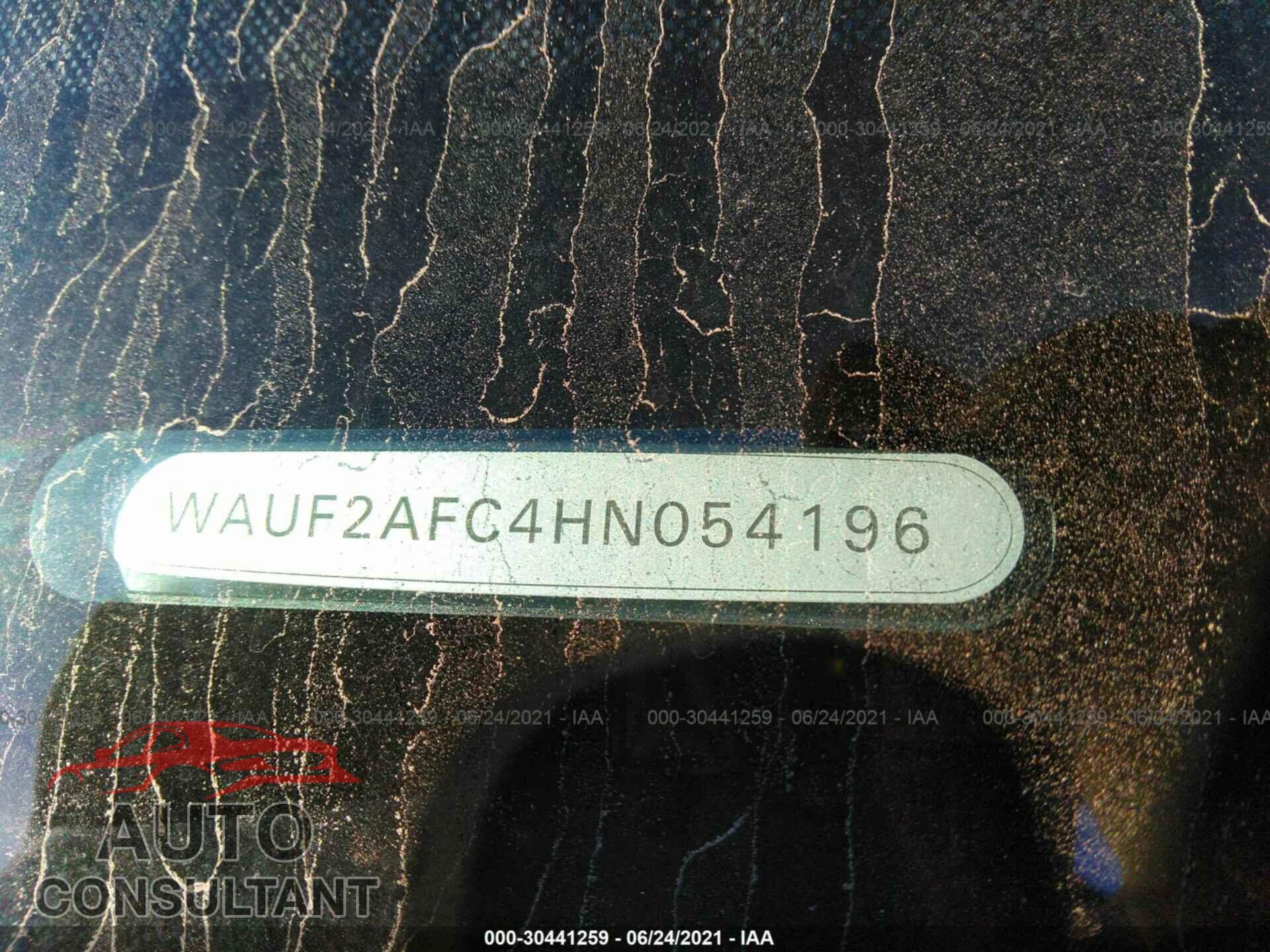 AUDI A6 2017 - WAUF2AFC4HN054196