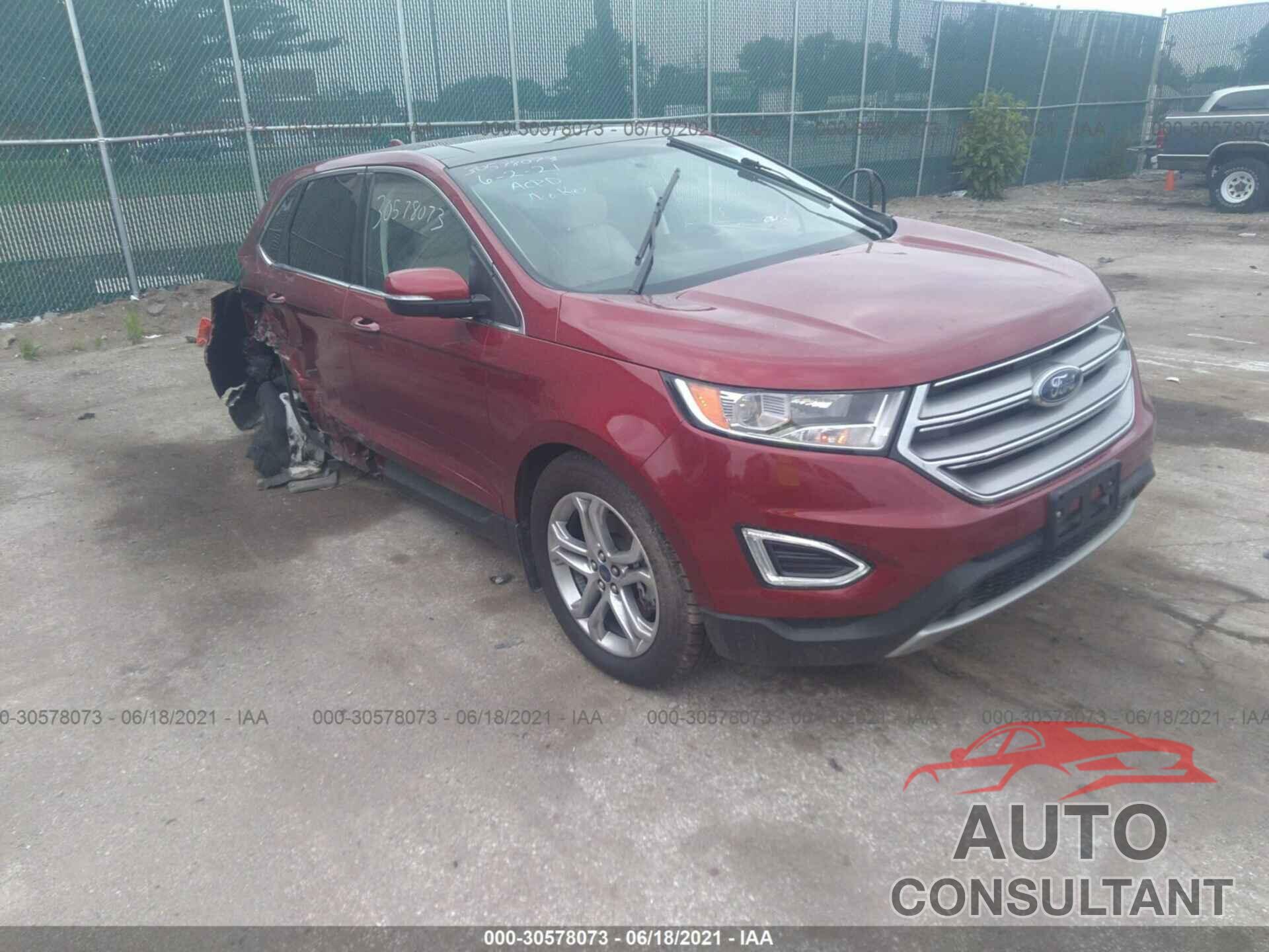 FORD EDGE 2017 - 2FMPK4K83HBC25361
