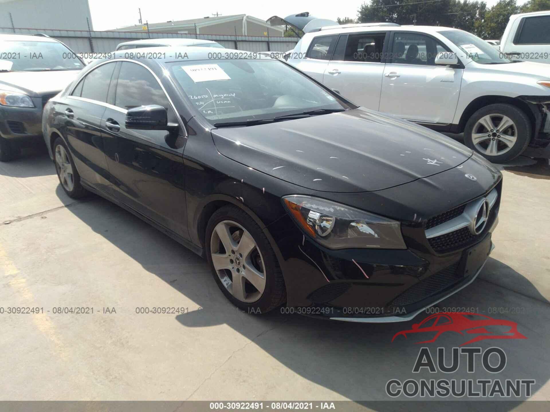 MERCEDES-BENZ CLA 2018 - WDDSJ4EB1JN612449