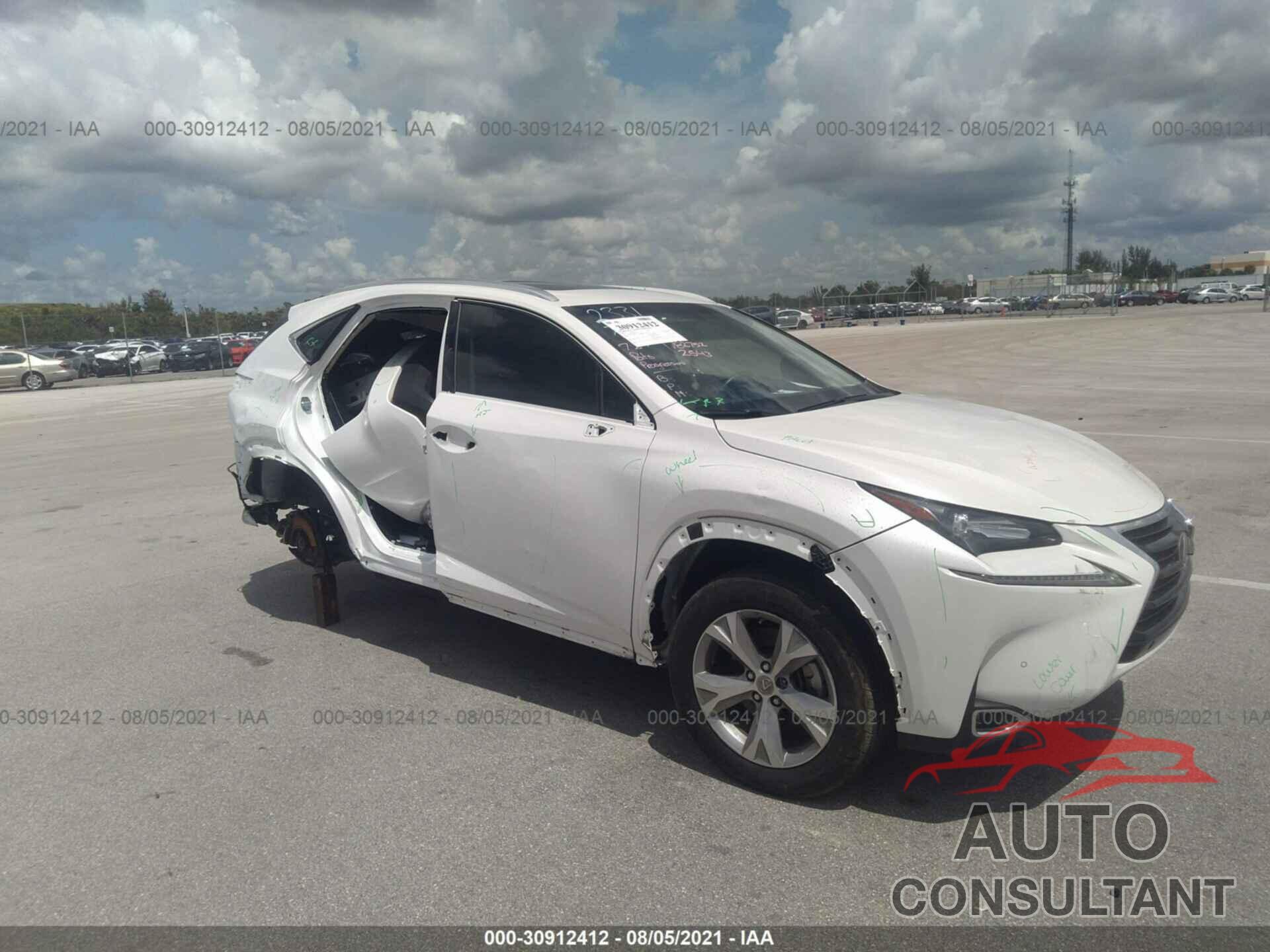 LEXUS NX 2017 - JTJYARBZXH2052331