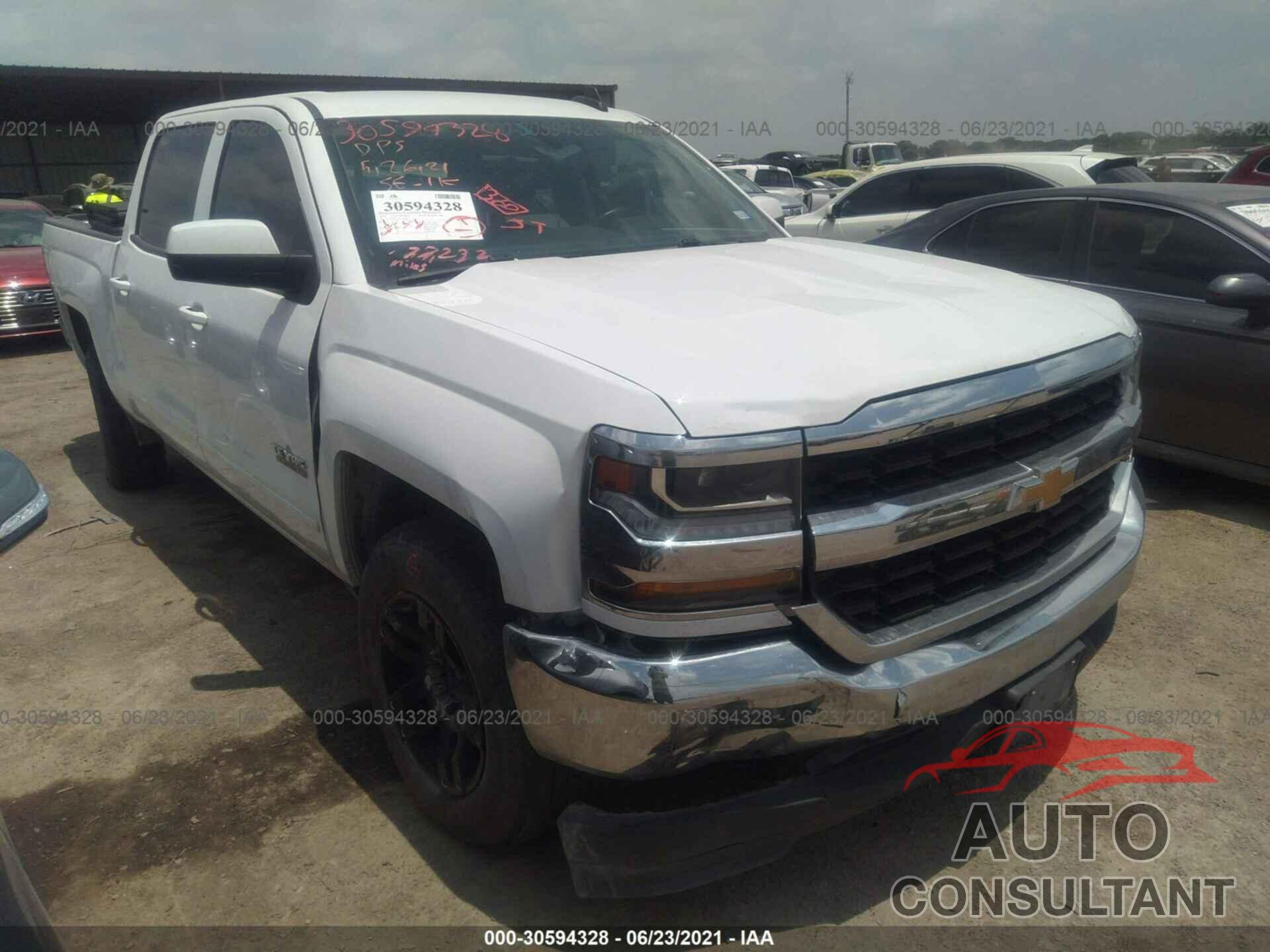 CHEVROLET SILVERADO 1500 2018 - 3GCPCREC6JG530645