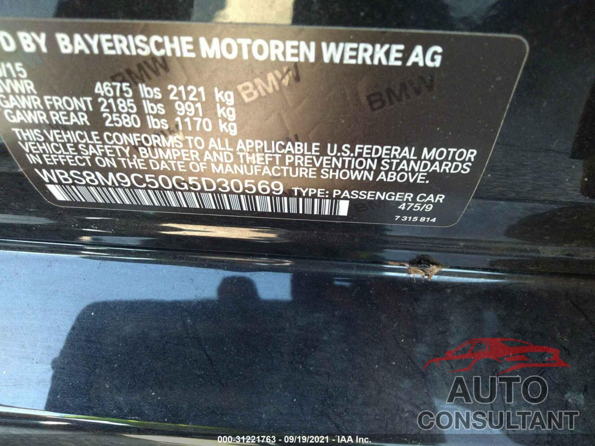 BMW M3 2016 - WBS8M9C50G5D30569
