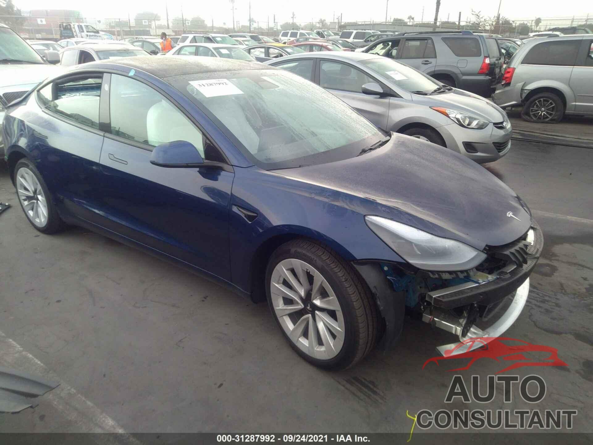 TESLA MODEL 3 2021 - 5YJ3E1EBXMF975451