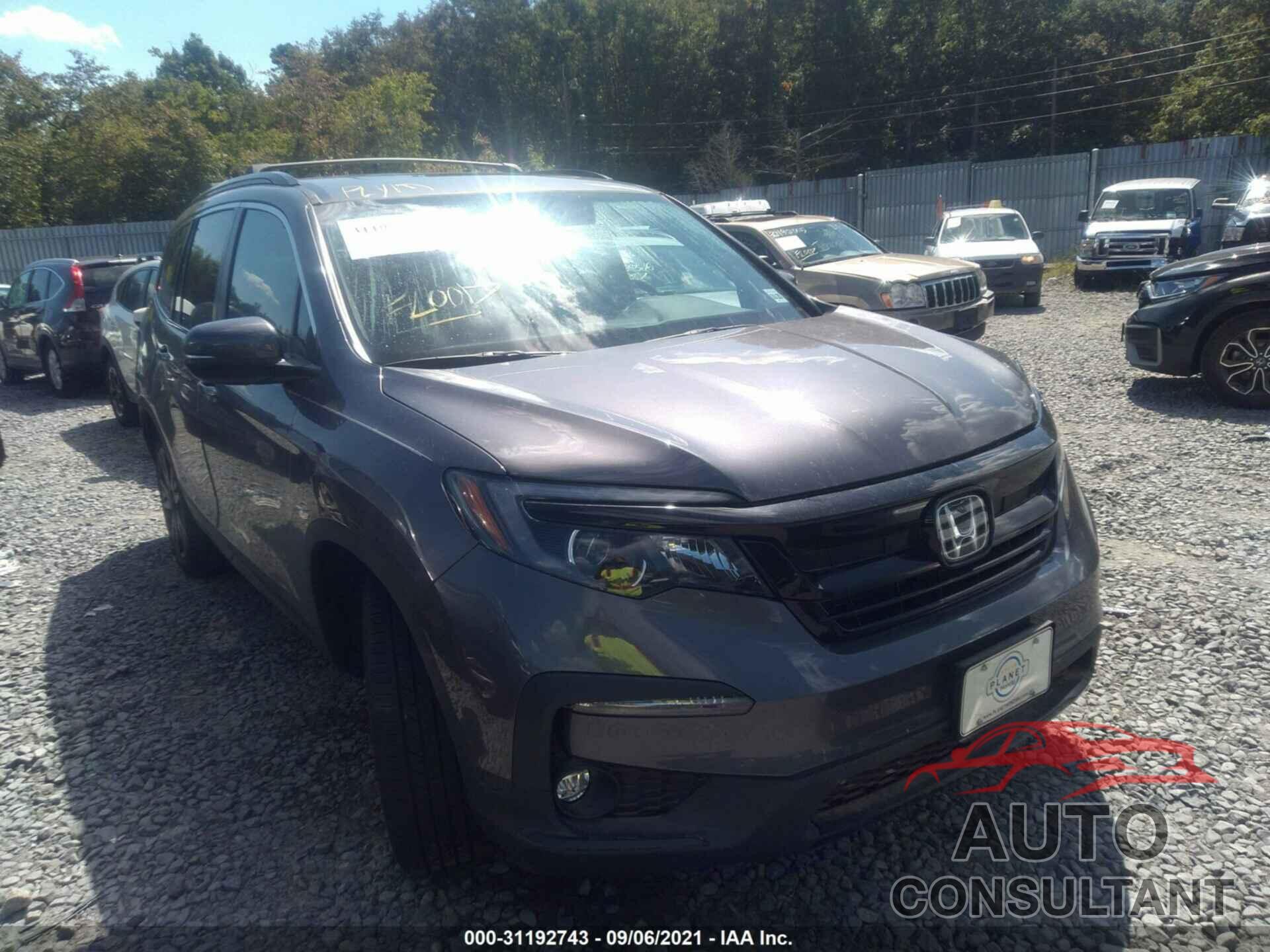 HONDA PILOT 2021 - 5FNYF6H21MB029220