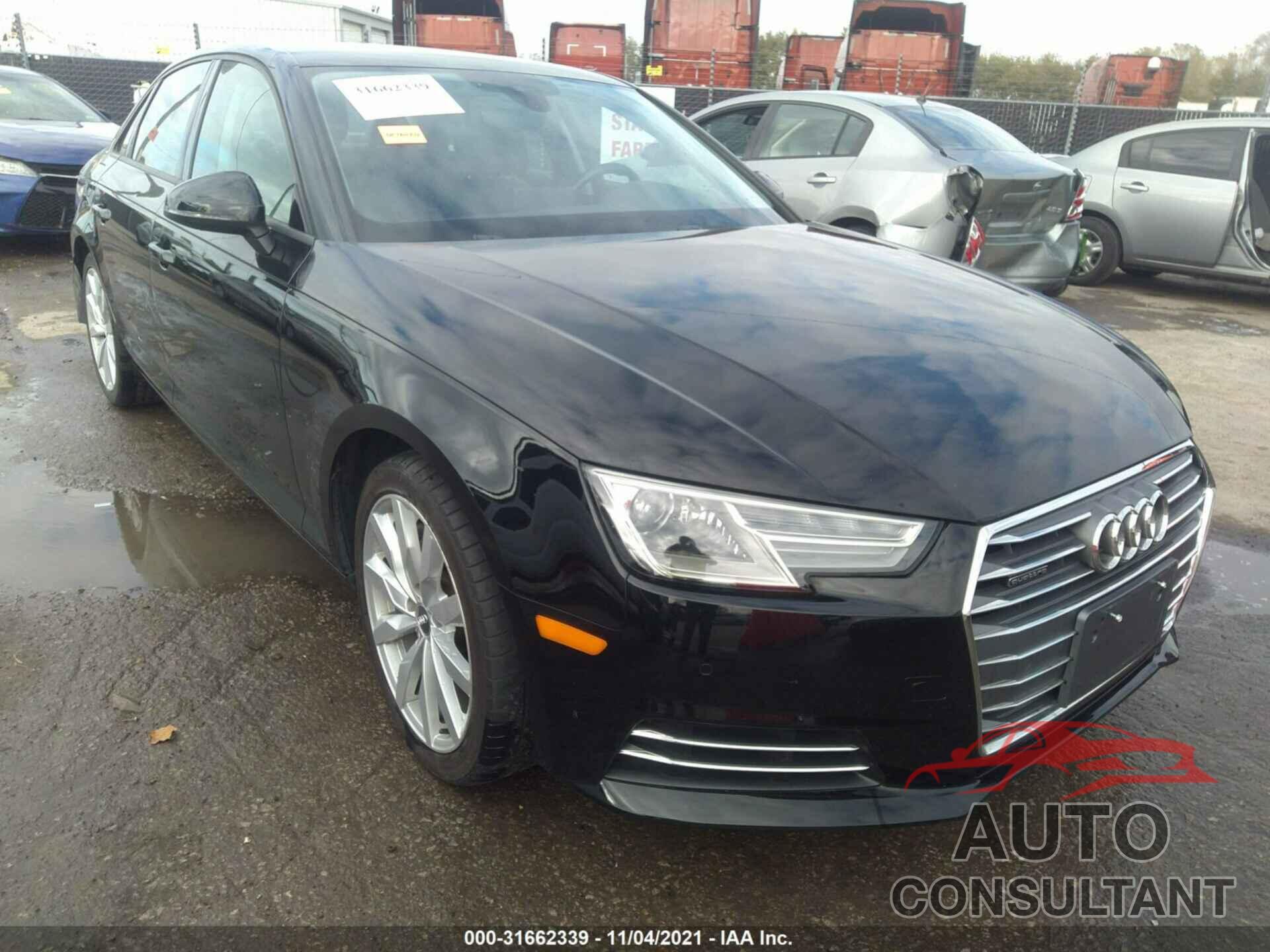 AUDI A4 2017 - WAUANAF4XHN000606