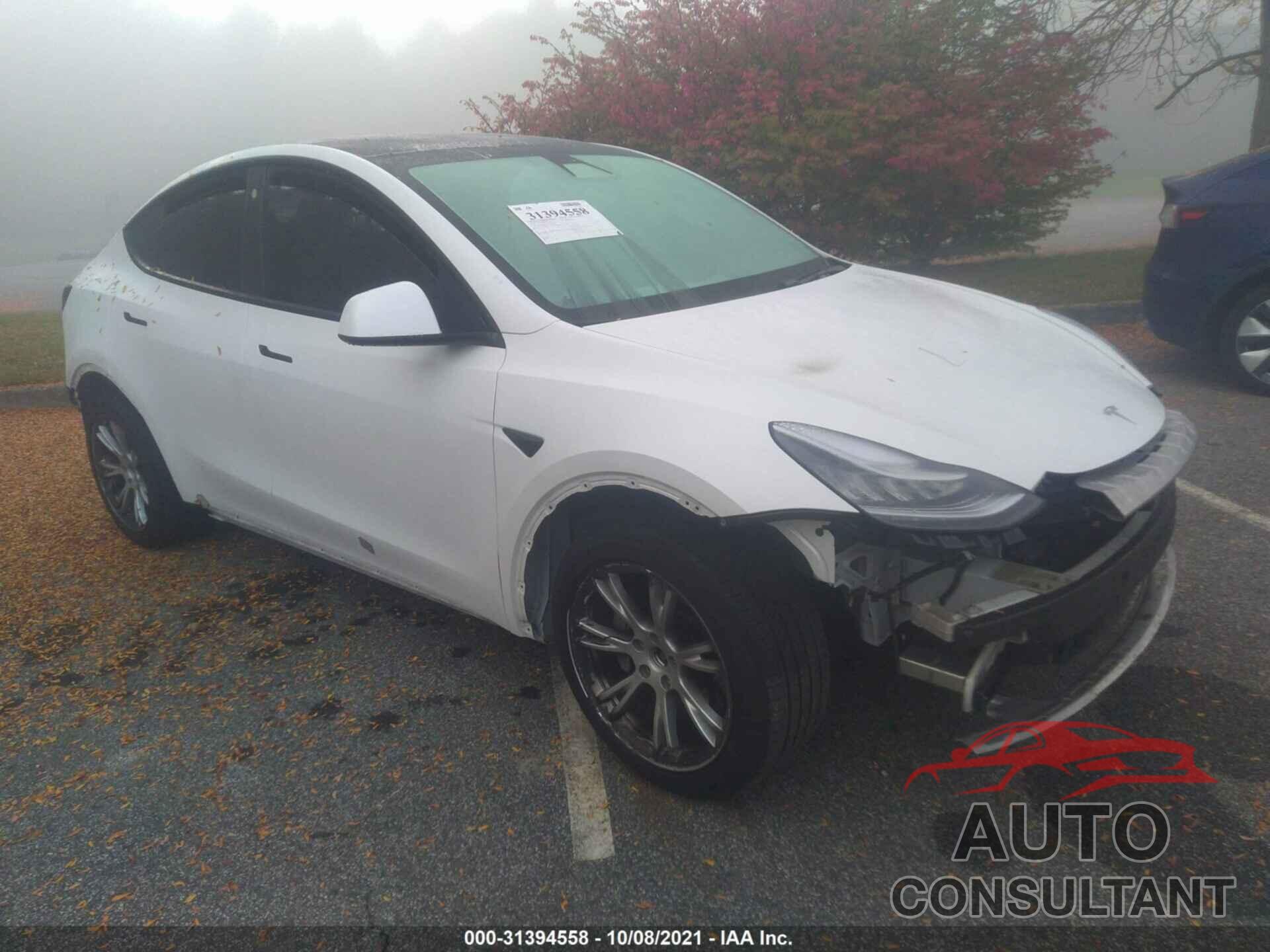 TESLA MODEL Y 2021 - 5YJYGDEE3MF066303