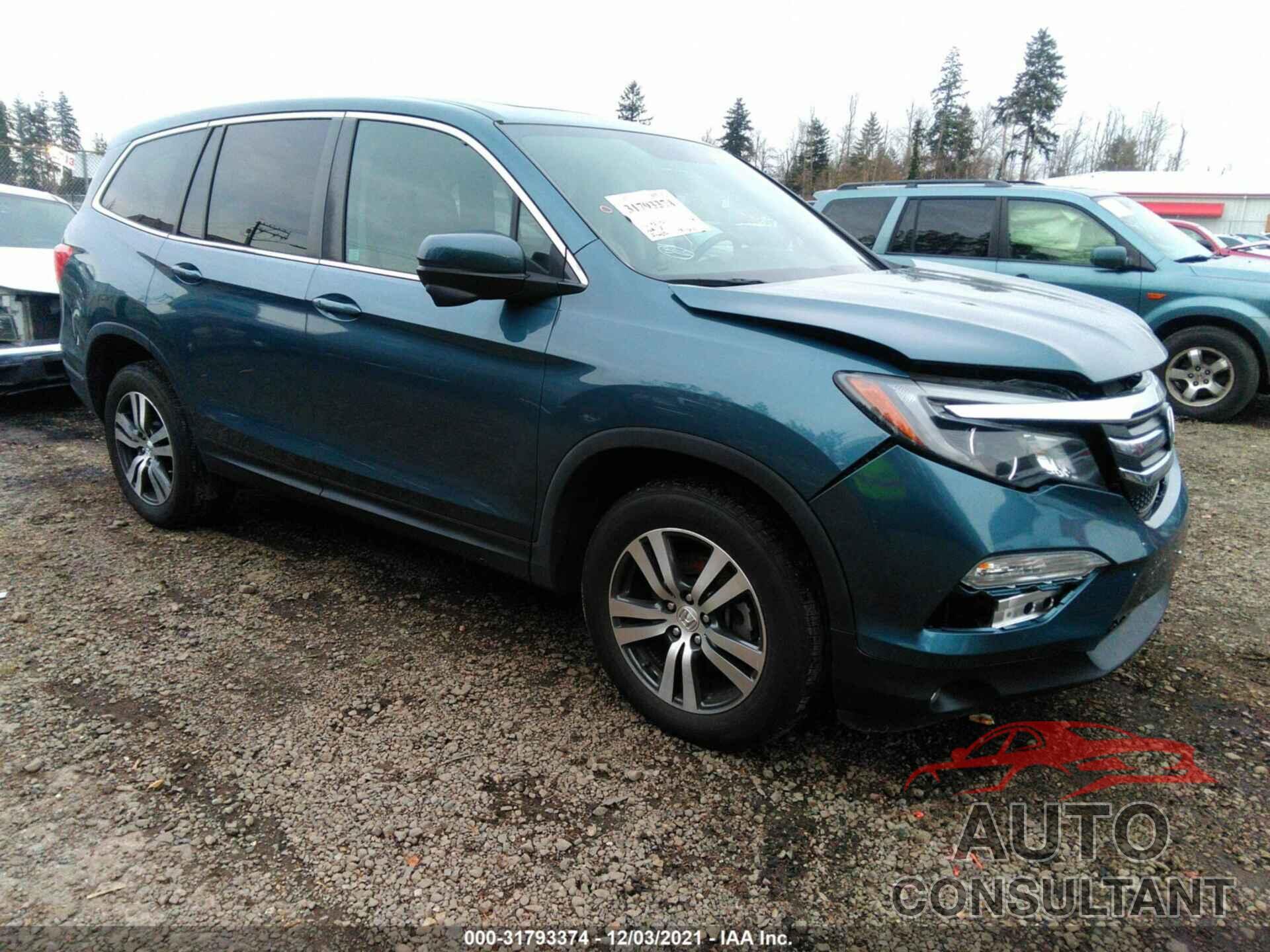 HONDA PILOT 2017 - 5FNYF6H52HB035141
