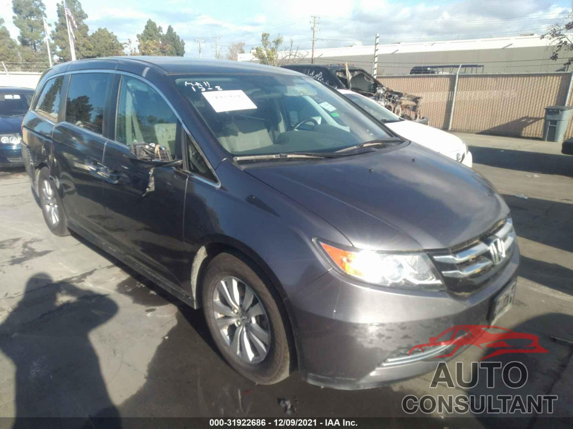 HONDA ODYSSEY 2016 - 5FNRL5H36GB092950