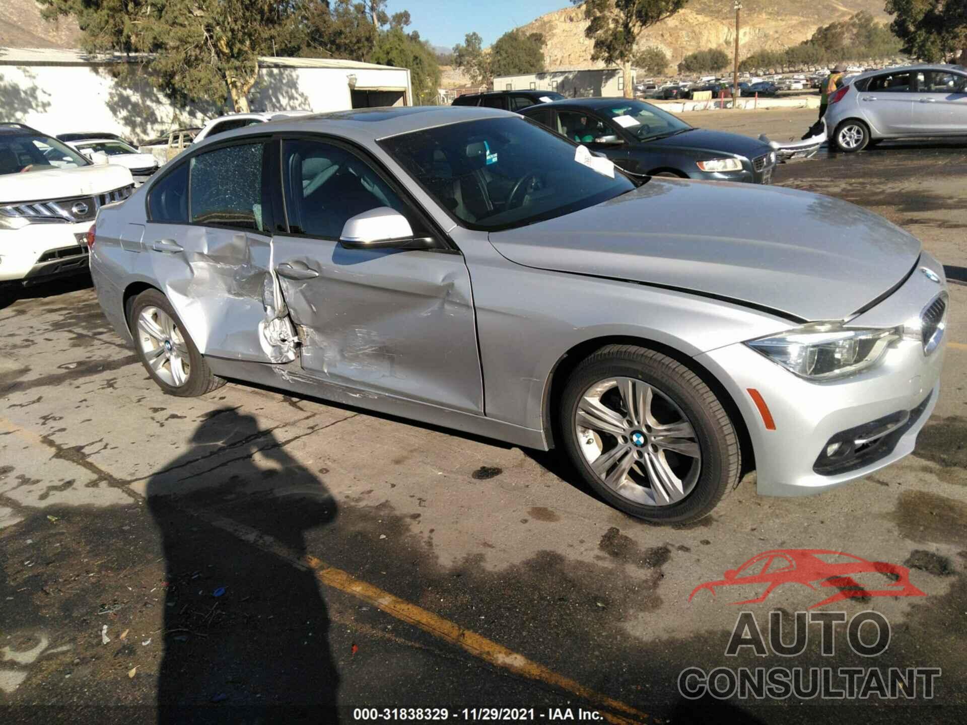 BMW 3 SERIES 2016 - WBA8E9C5XGK647355