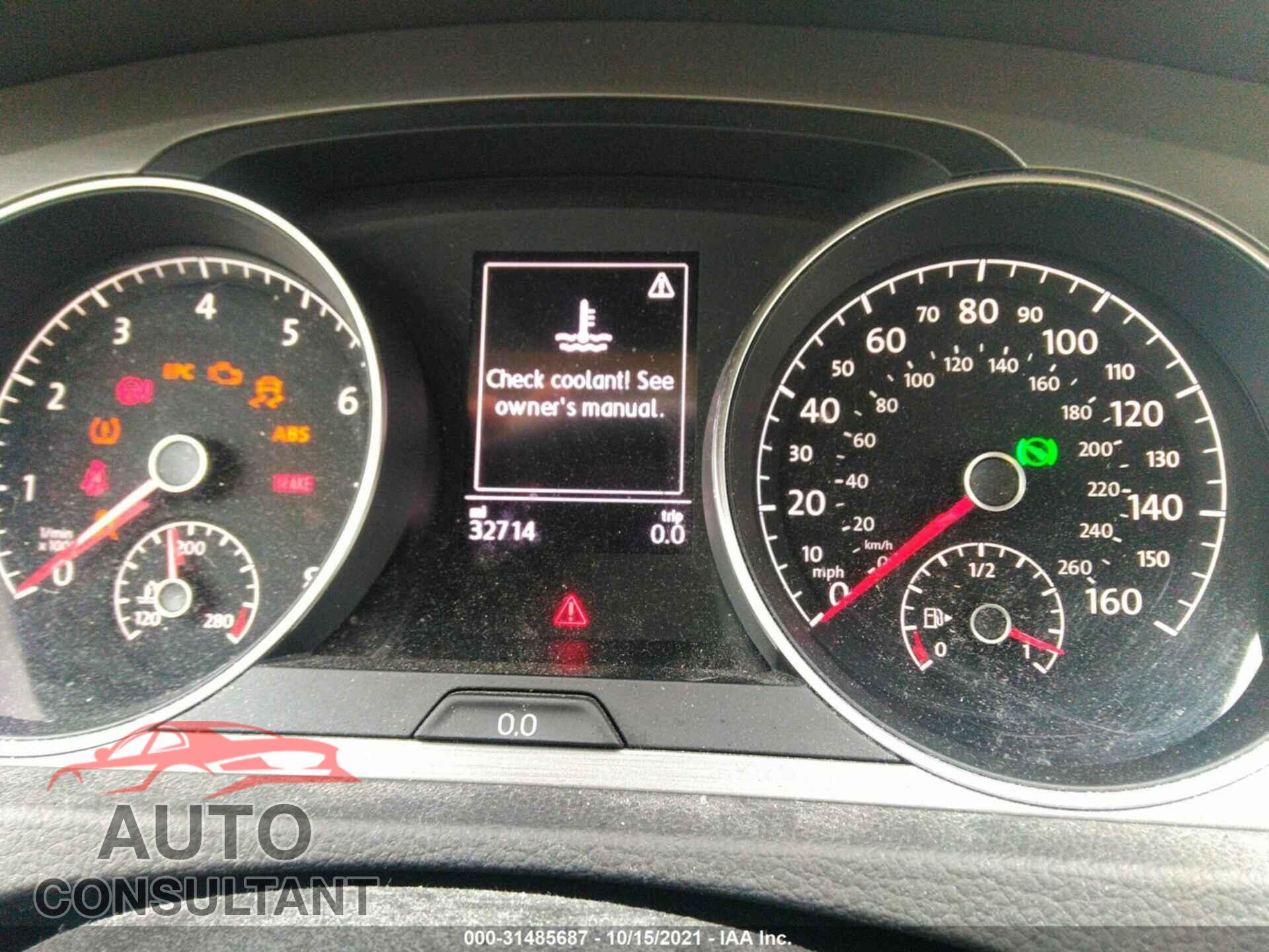 VOLKSWAGEN GOLF 2017 - 3VW217AU5HM015972