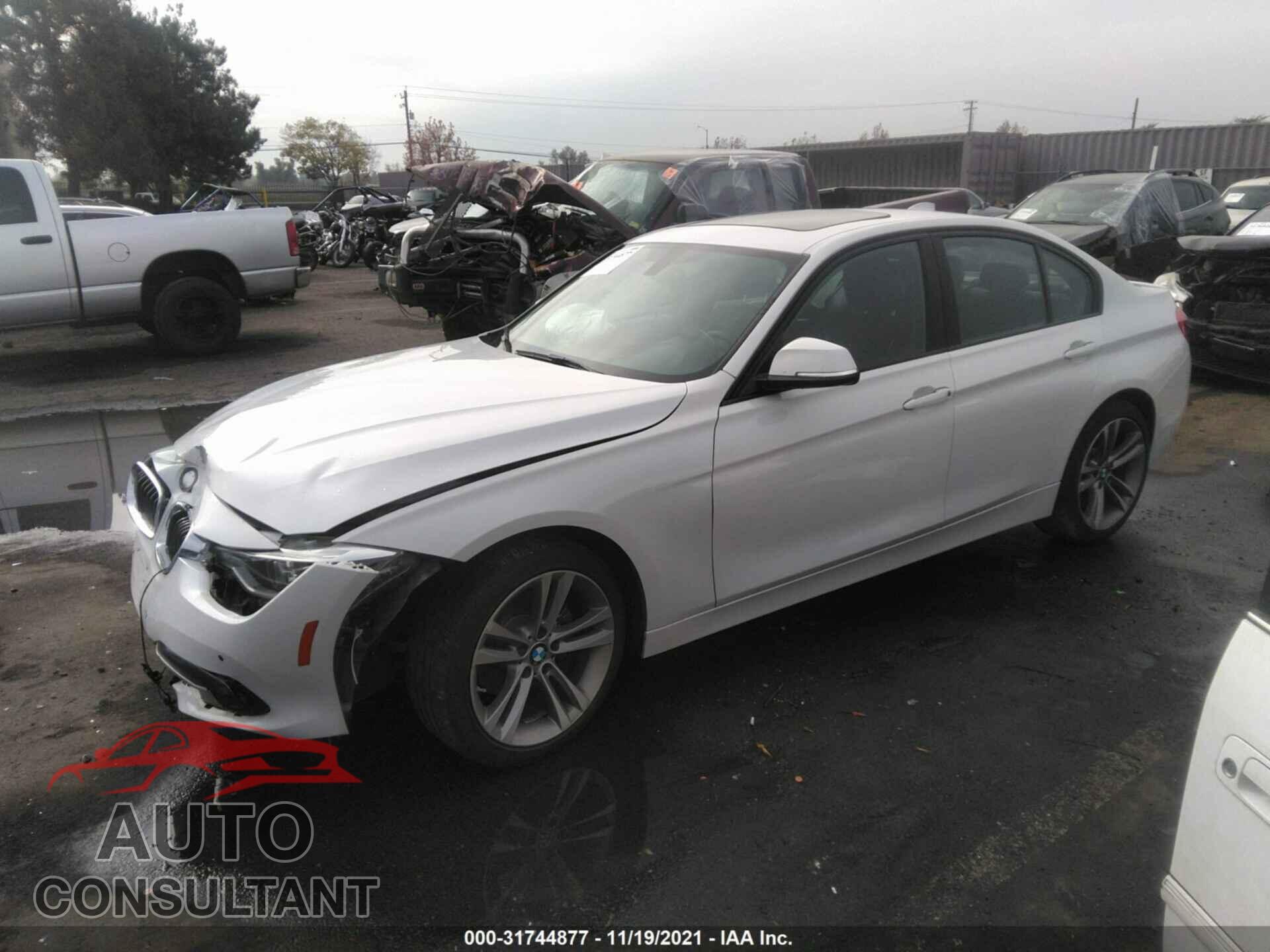 BMW 3 SERIES 2016 - WBA8E9G53GNU30299